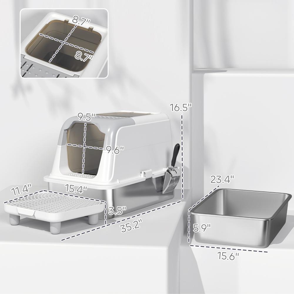 LOVMOR SF-J-T3971P402196 Cat-Litter-Box - View #4