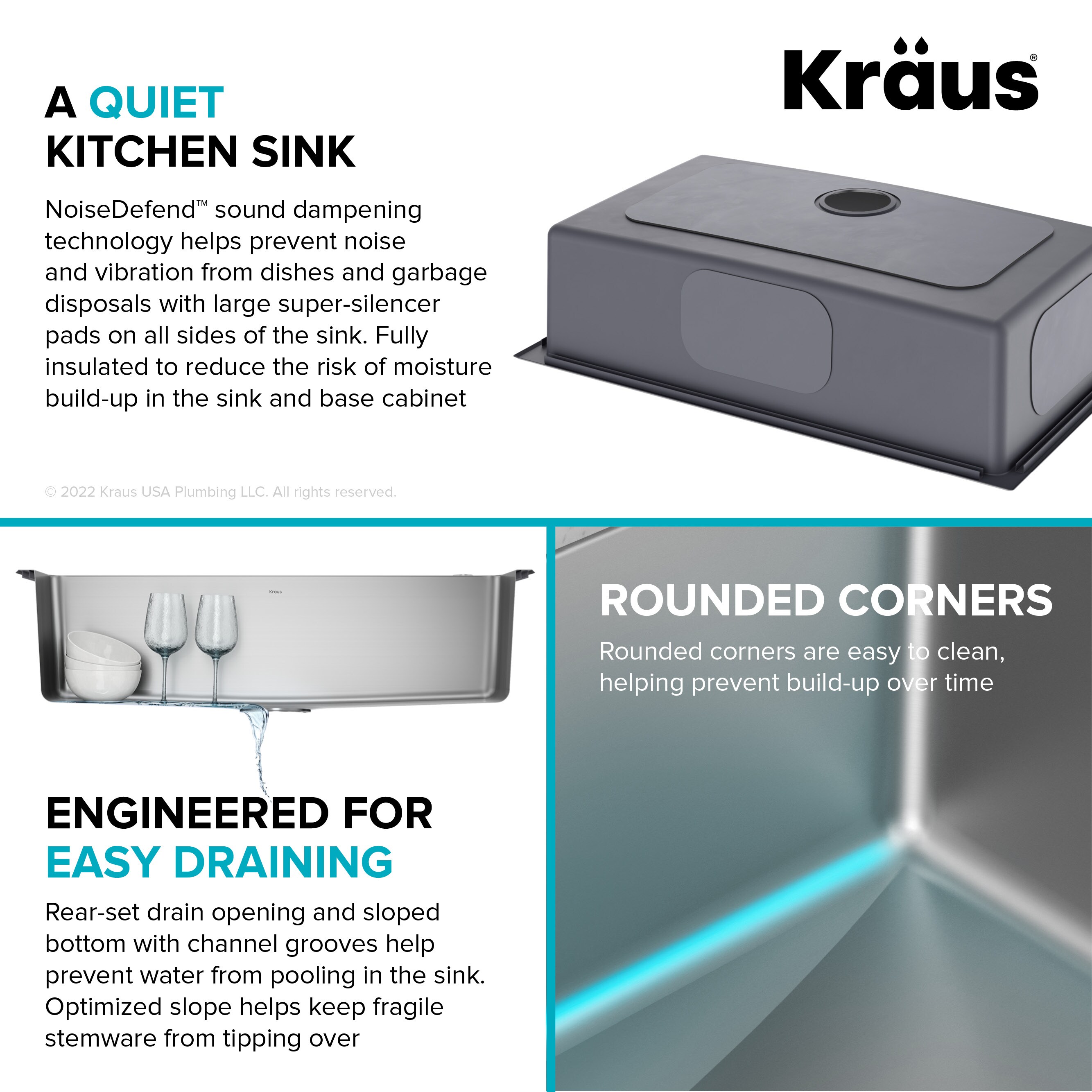 Kraus Standart Pro Dual Mount 33 In X 22 In Stainless Steel Single Bowl