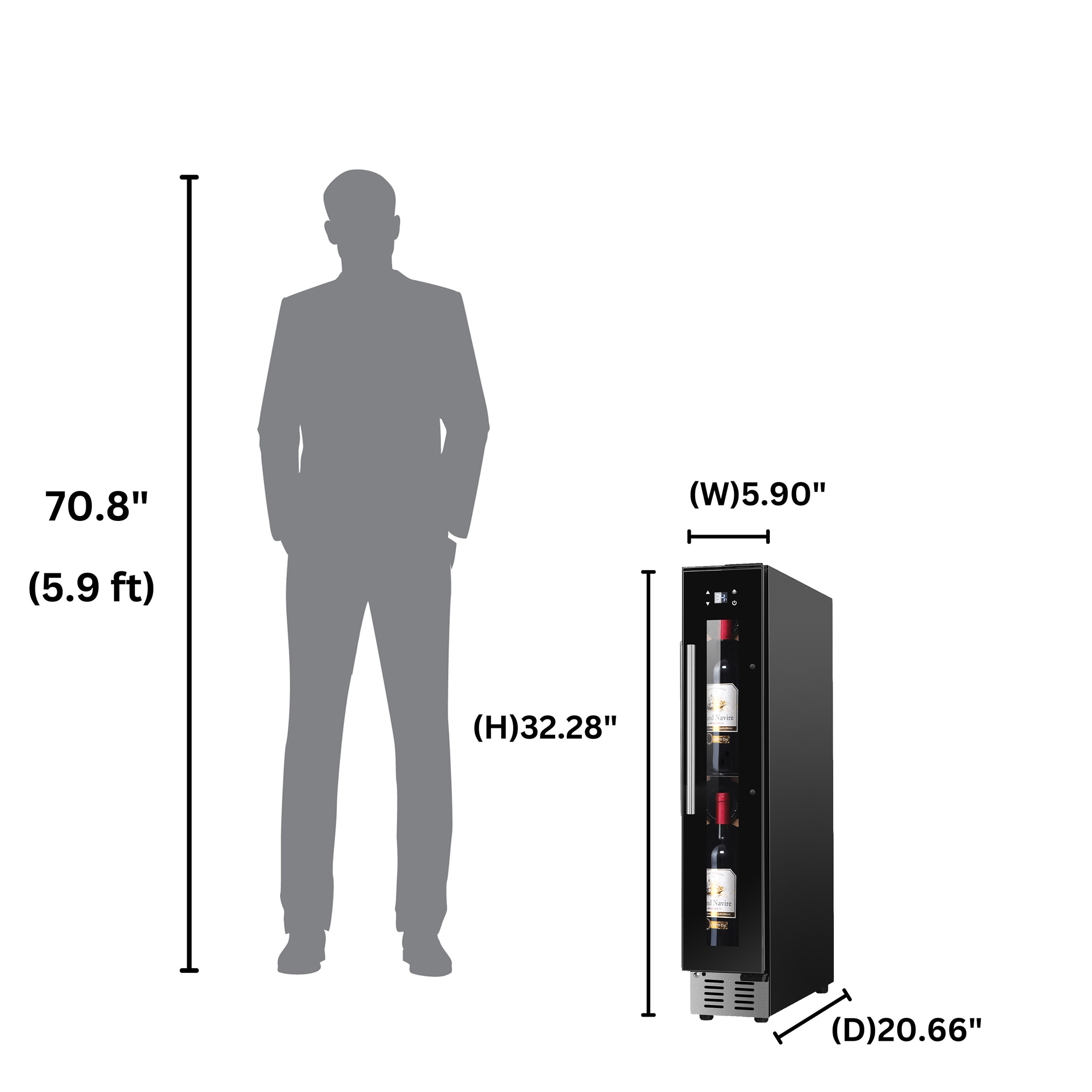 Equator Advanced Appliances WR 09 BLACK Wine-Chillers - View #3