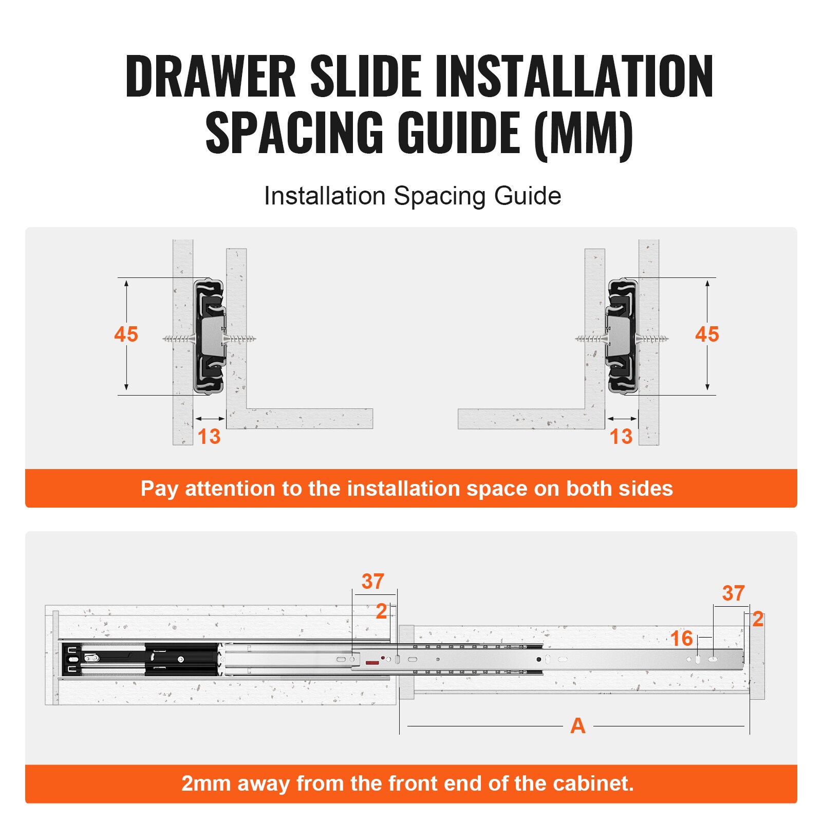 VEVOR CZCJCTDG100LPTUBQV0 Drawer-Slides - View #9