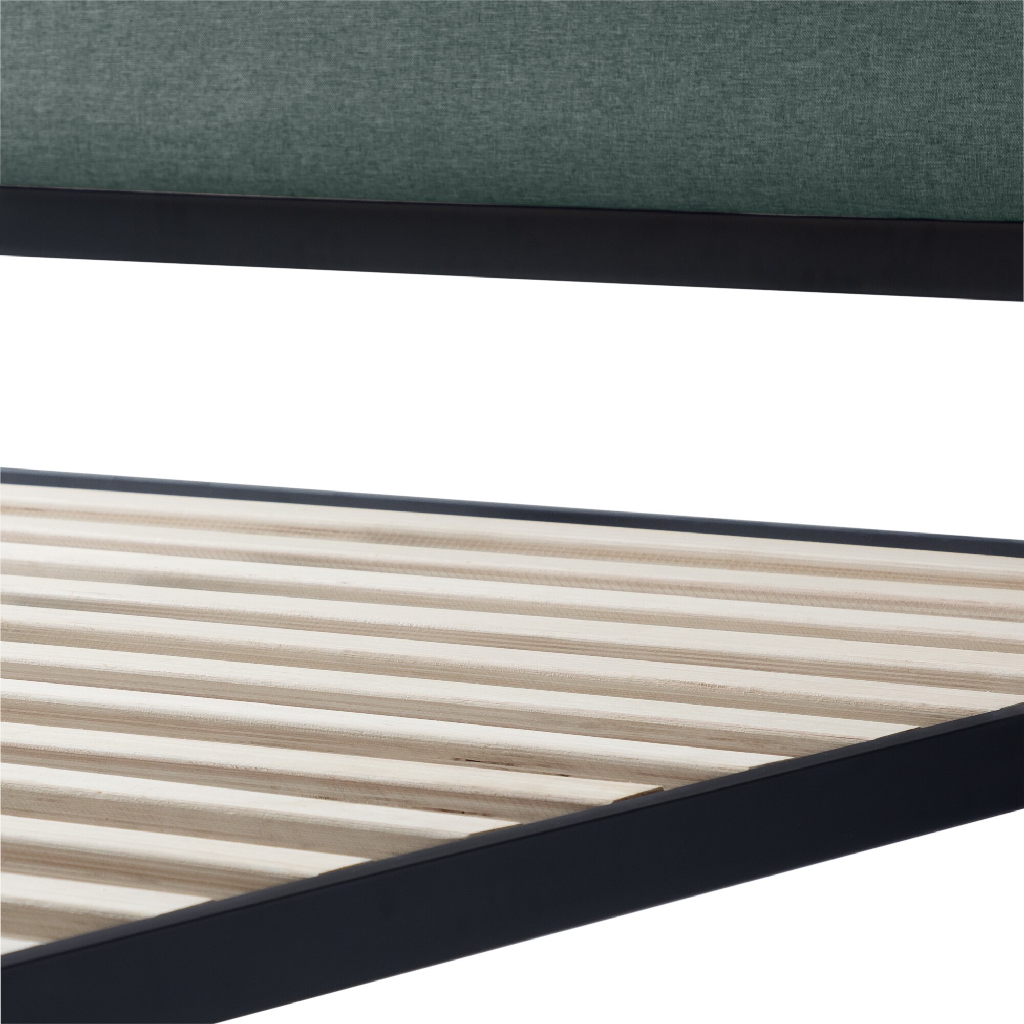 New Heights Clarke Spruce California King Metal Platform Bed In The ...