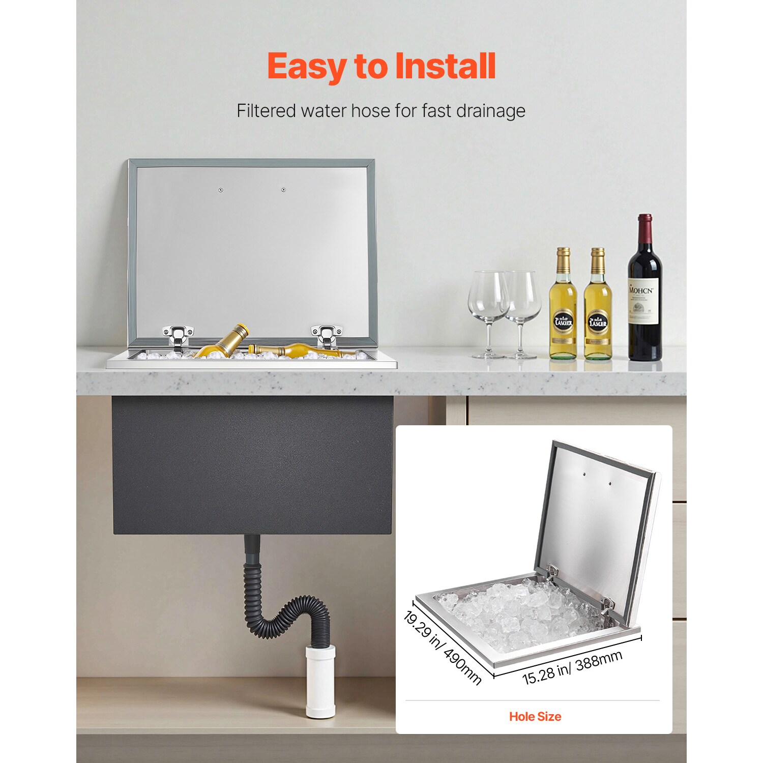 VEVOR SCQRSCBC201B07268V0 Ice-Buckets - View #5