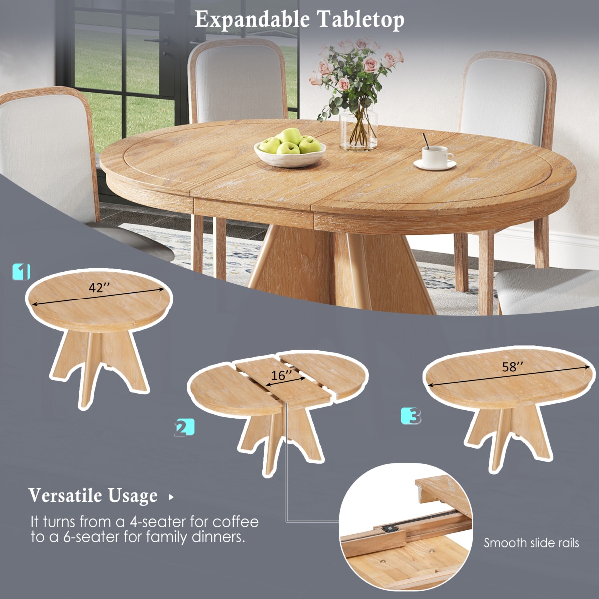 Streamdale Furniture N715P399861D Dining-Tables - View #3