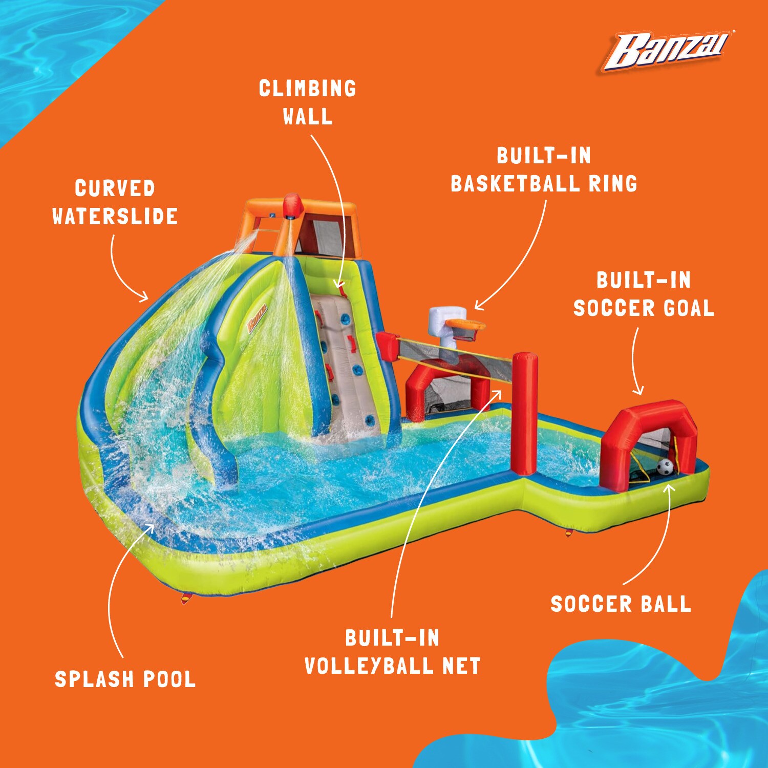Banzai 136438 Pool-Toys-Floats - View #2