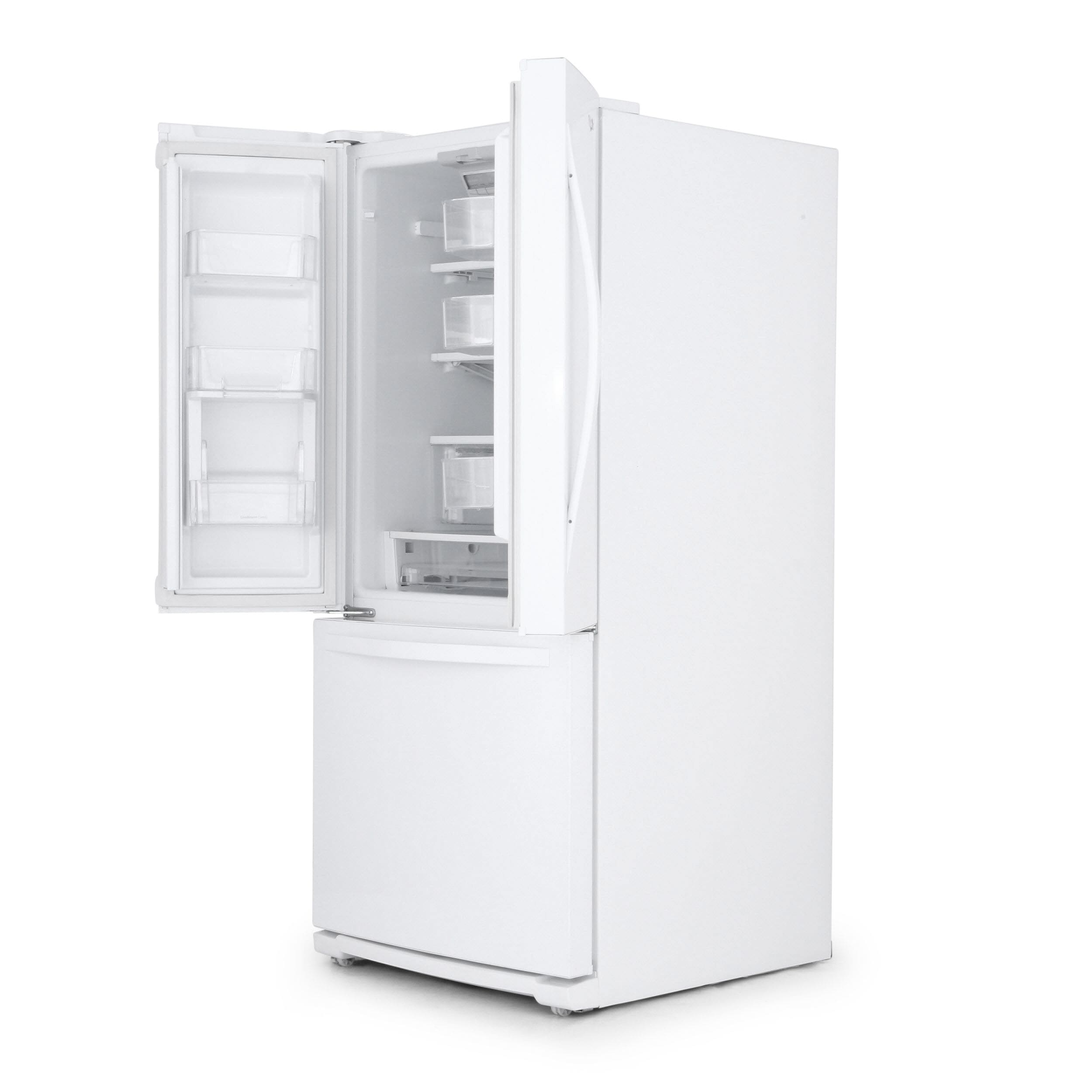 whirlpool 19.7 cu ft french door refrigerator white