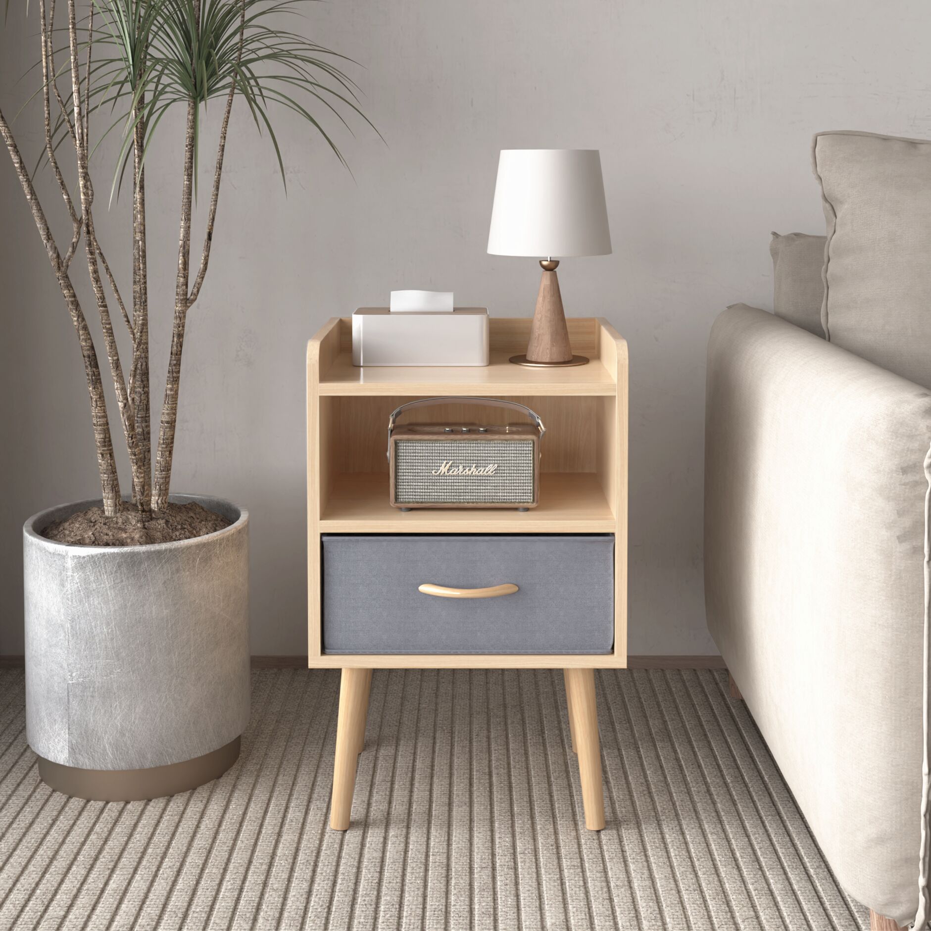 GZMR WF01-KS-V1-BKBL nightstands - View #3