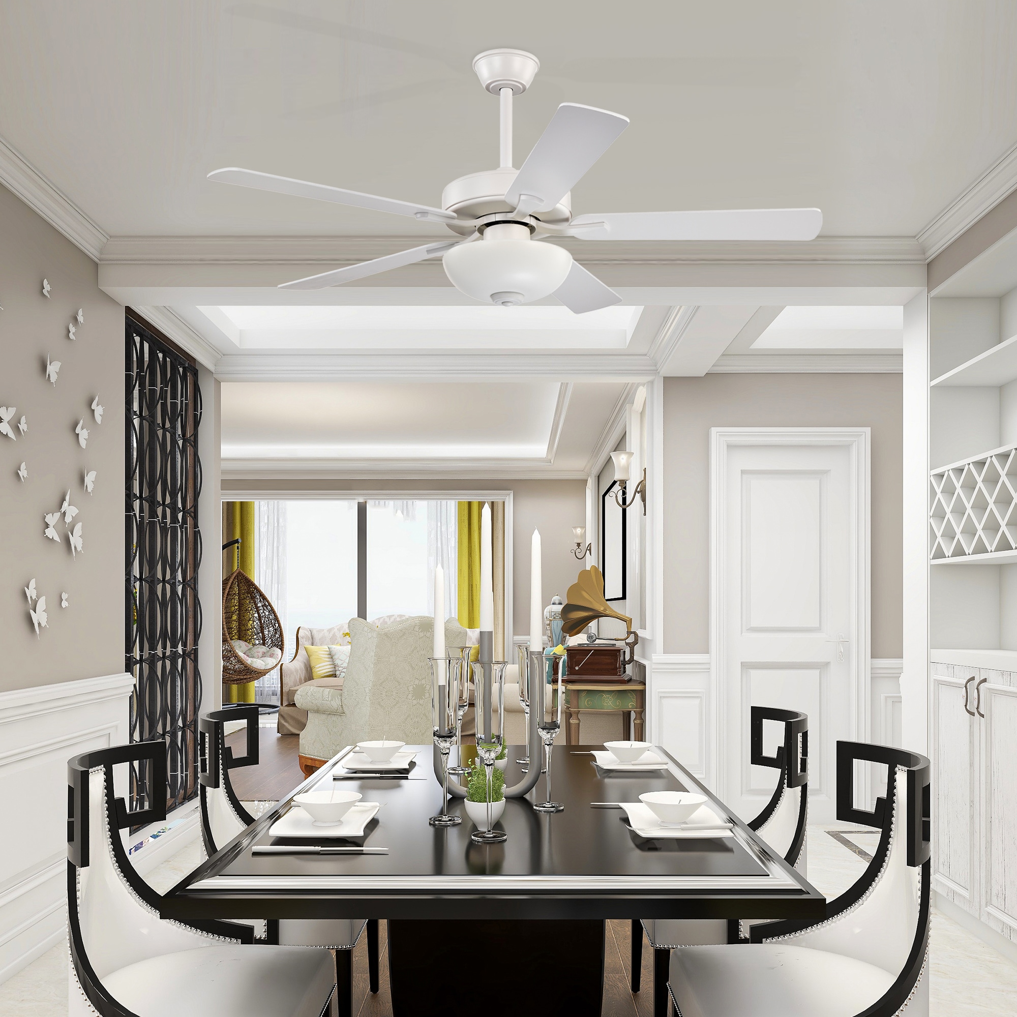 Edvivi FFG7316WH Ceiling-Fans - View #10
