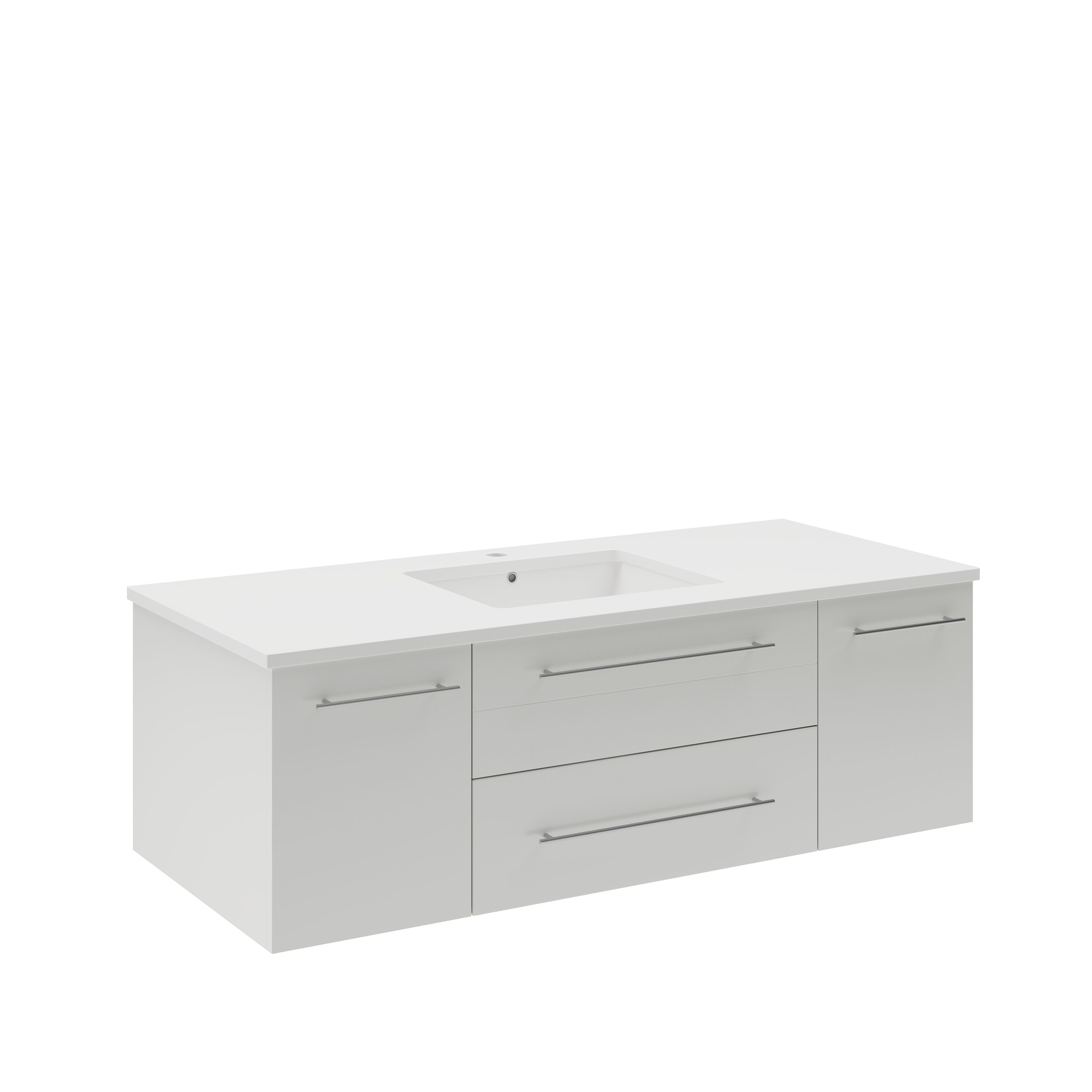 Fresca FCB6148WH-UNS-CWH-U Bath-Vanity-Combo - View #2