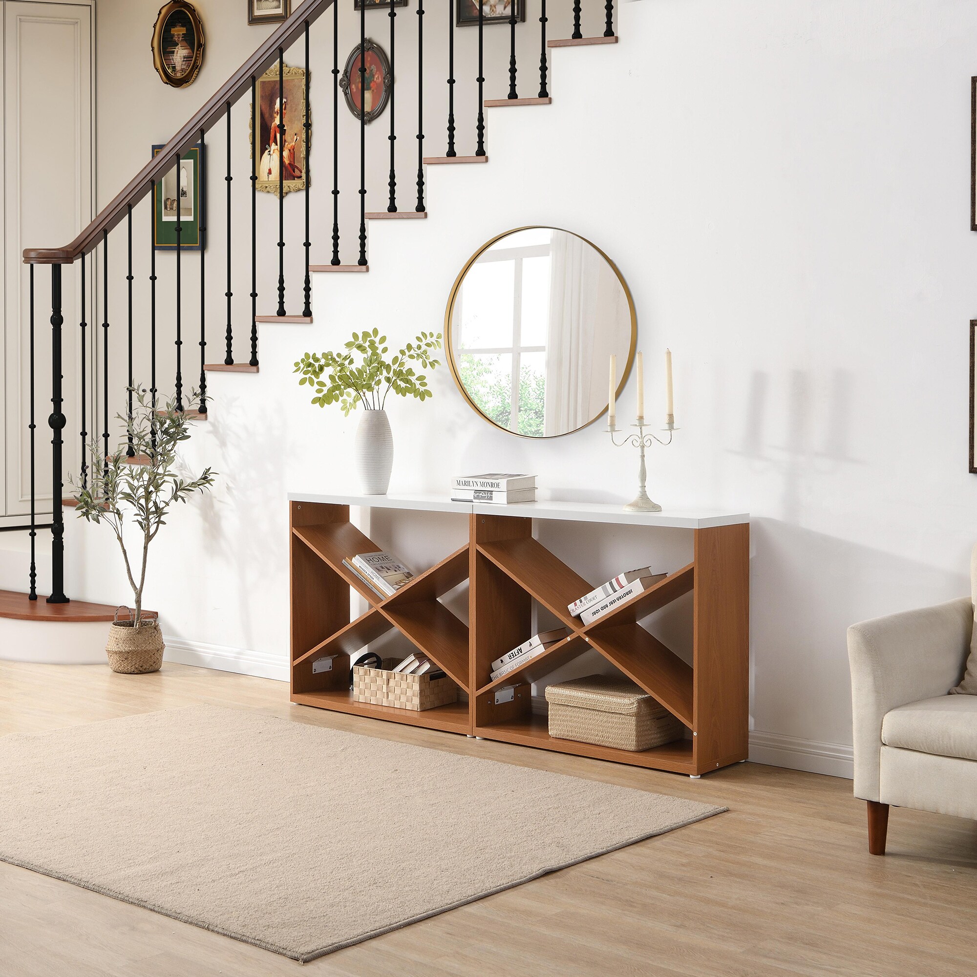 SINOFURN SYA330168BN Console-Sofa-Tables - View #2