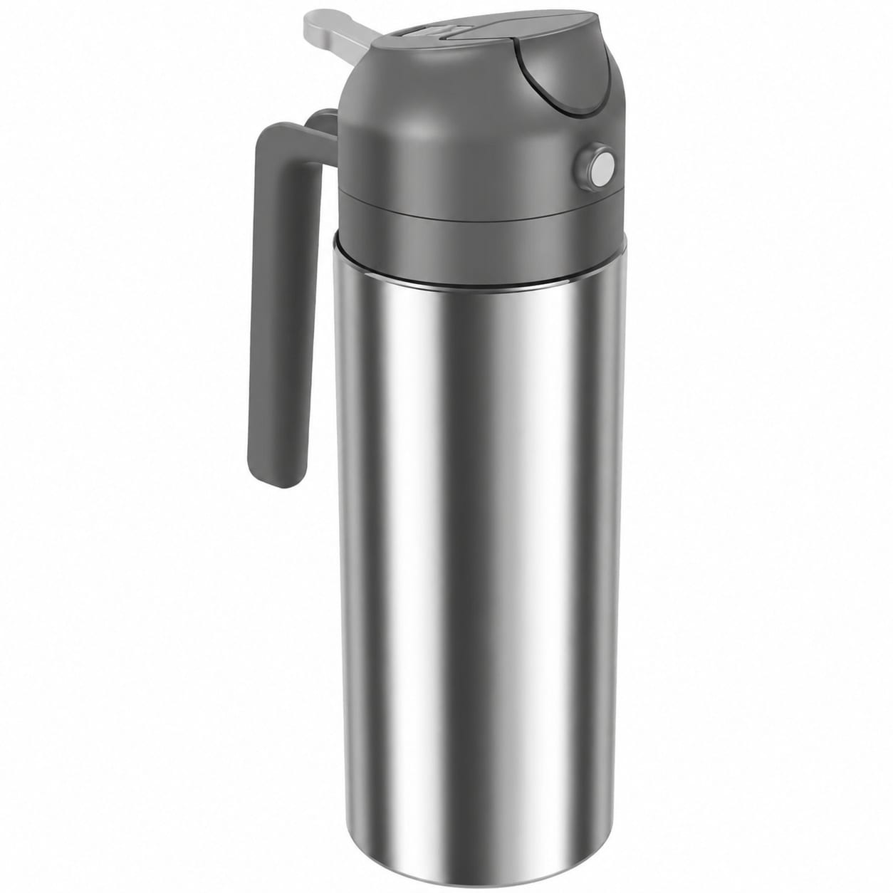 Aoibox  2 in 1 304 Stainless Steel Oil Sprayer and Dispenser Bottle 500 ml Spray Pour Wide Mouth Air Fryer Unit