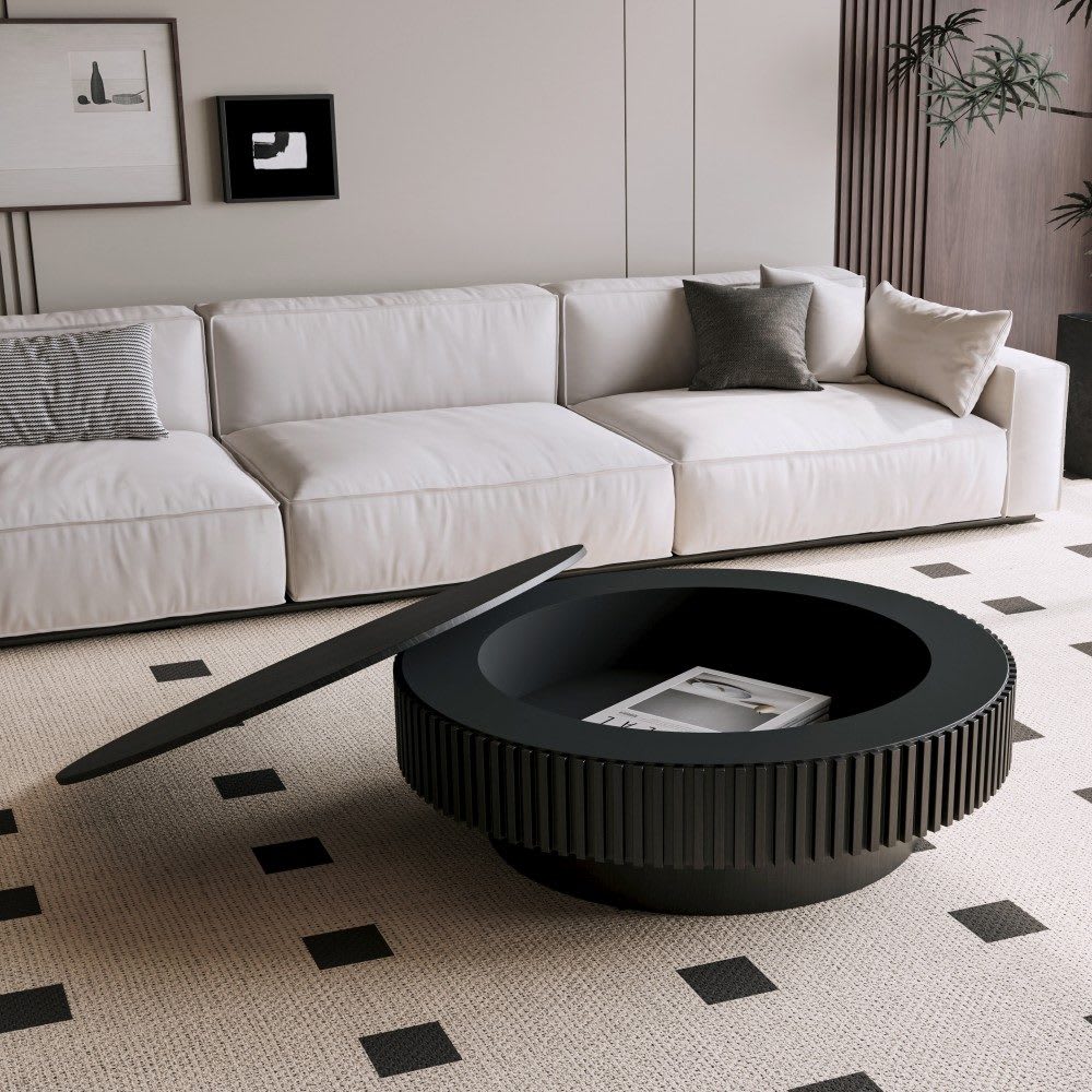 Coolbibila ELLA-COFFEE-BLACK Coffee-Tables - View #2