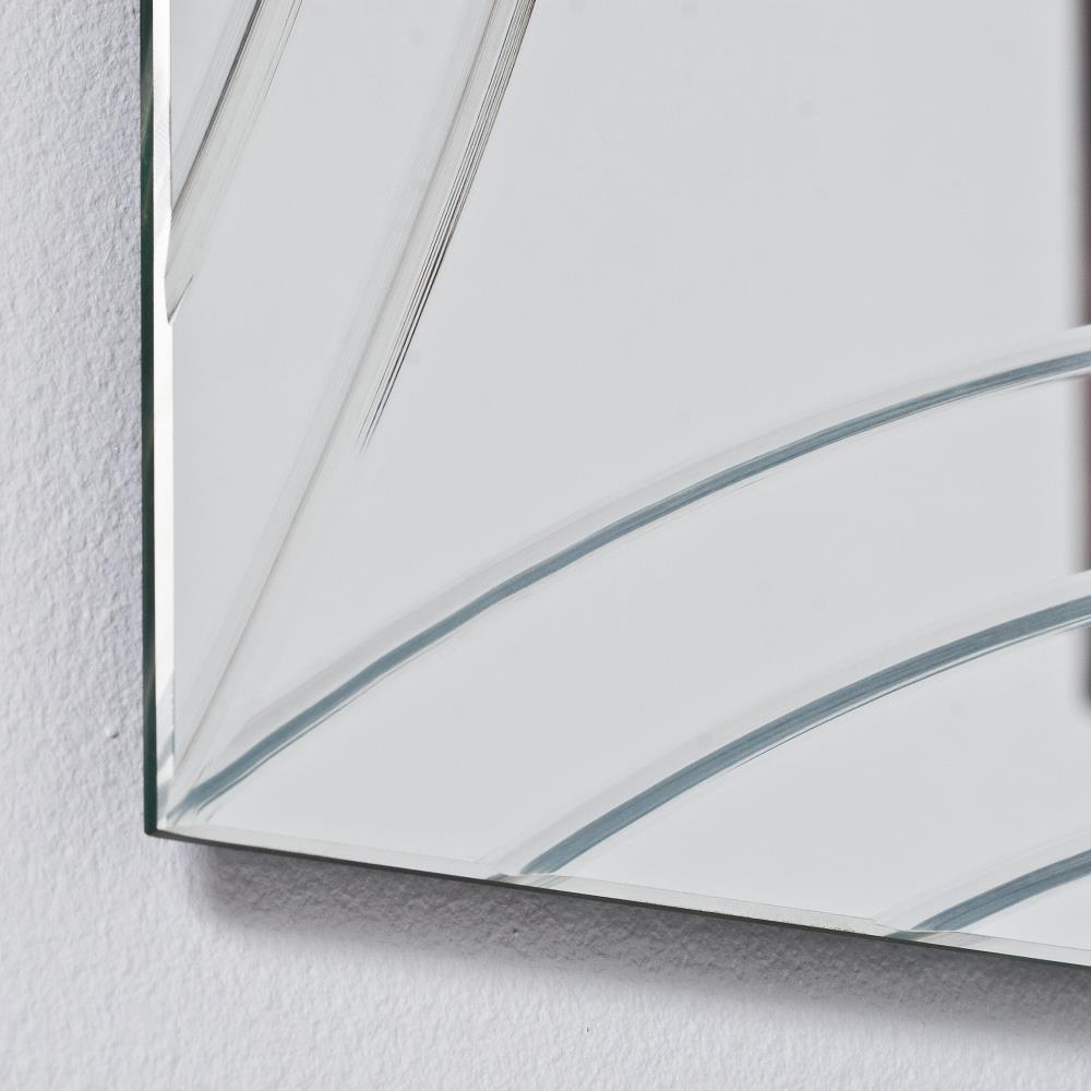 Decor Wonderland 236 In W X 315 In H Silver Rectangular Frameless Bathroom Mirror At 0636