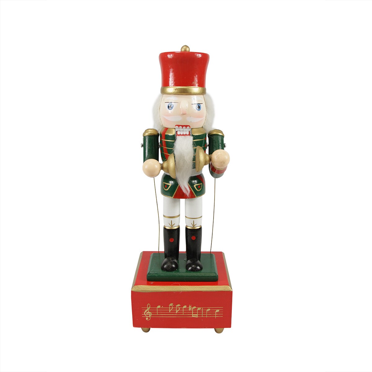 Northlight 31302533 12-in Musical Animatronic Figurine Nutcracker Christmas Decor