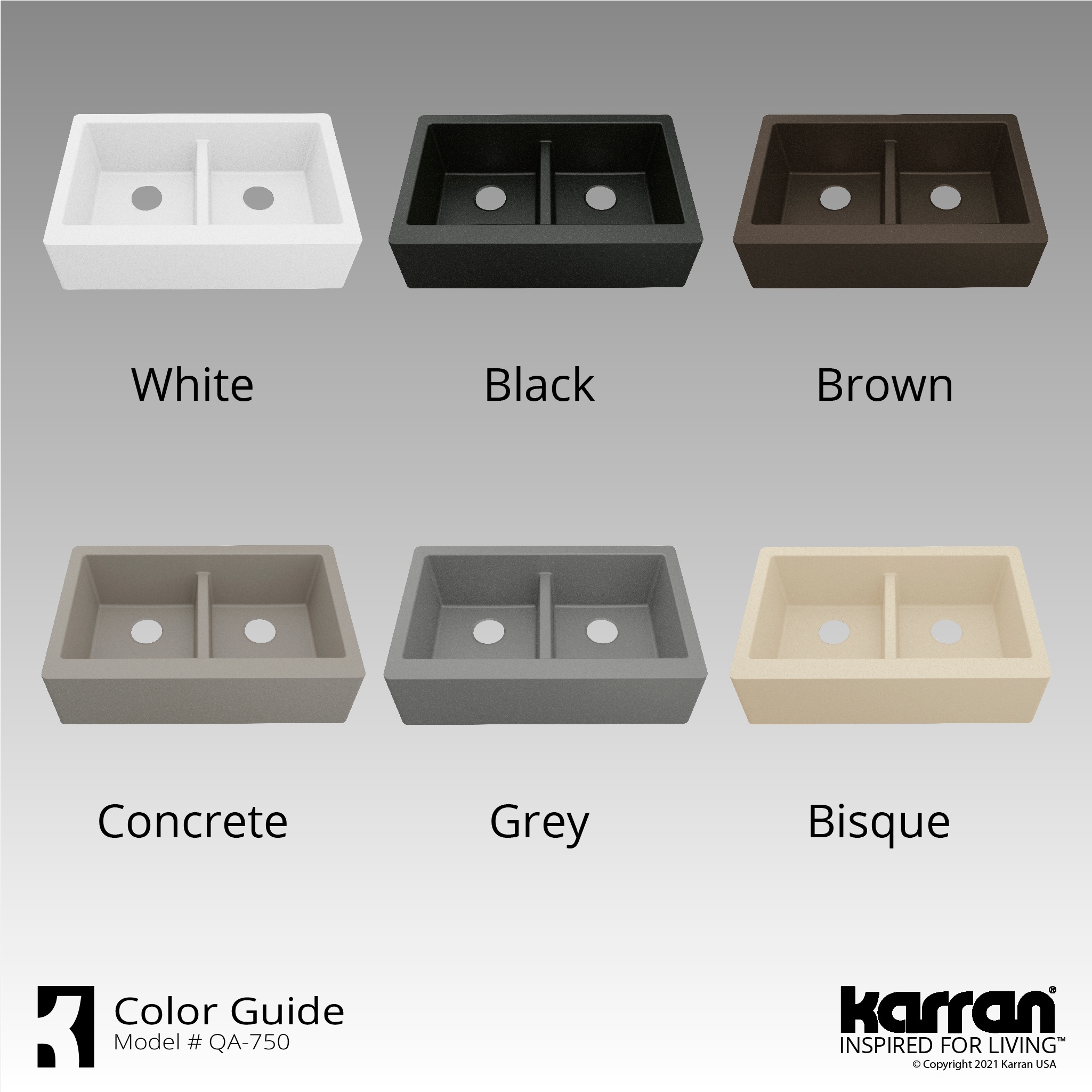 Karran QA-750-GR-PK1 Kitchen-Sinks - View #11