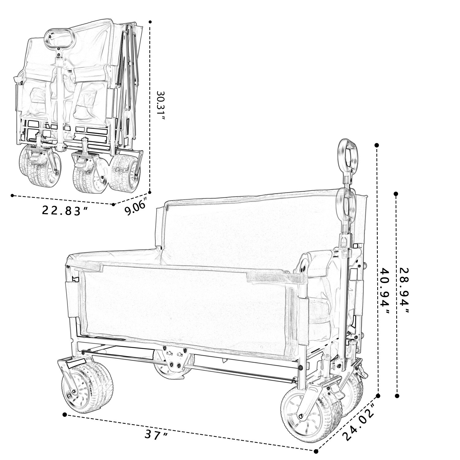 Maocao Hoom BH14606 Yard-Carts - View #2