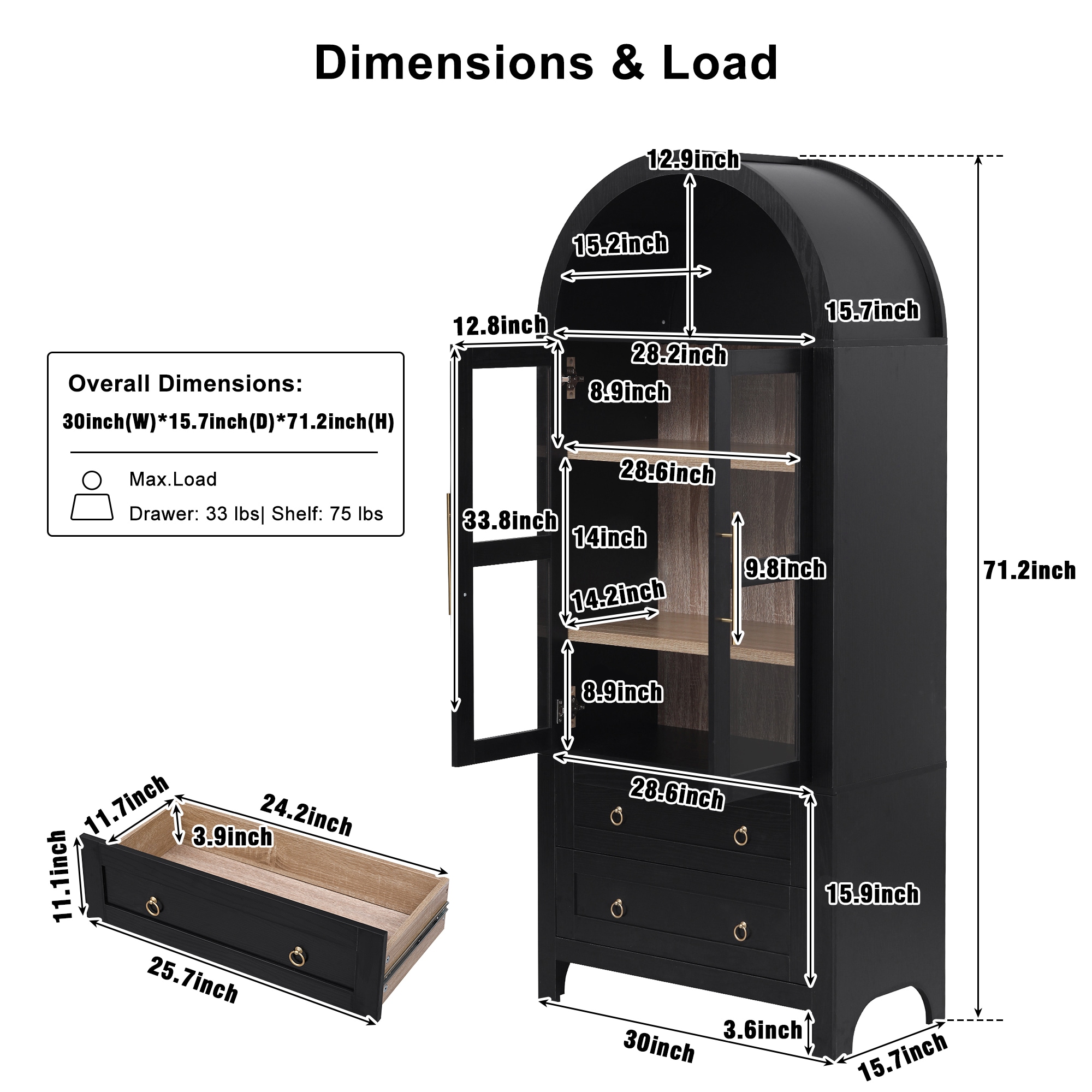 Kahomvis O4-QP707-02 Dining-Kitchen-Storarge - View #3