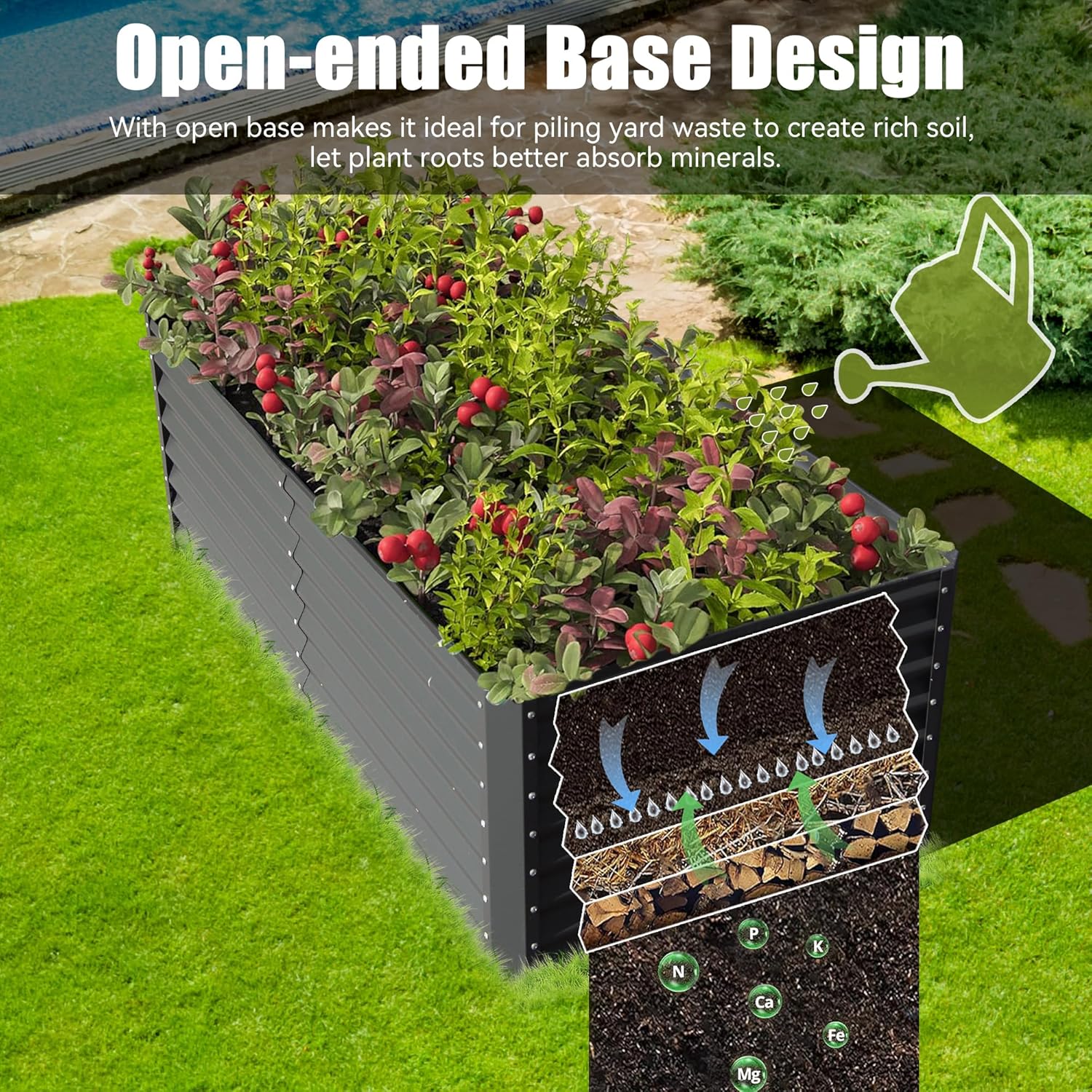 LOVMOR SF-W-W1859P429705 Raised-Garden-Beds - View #7