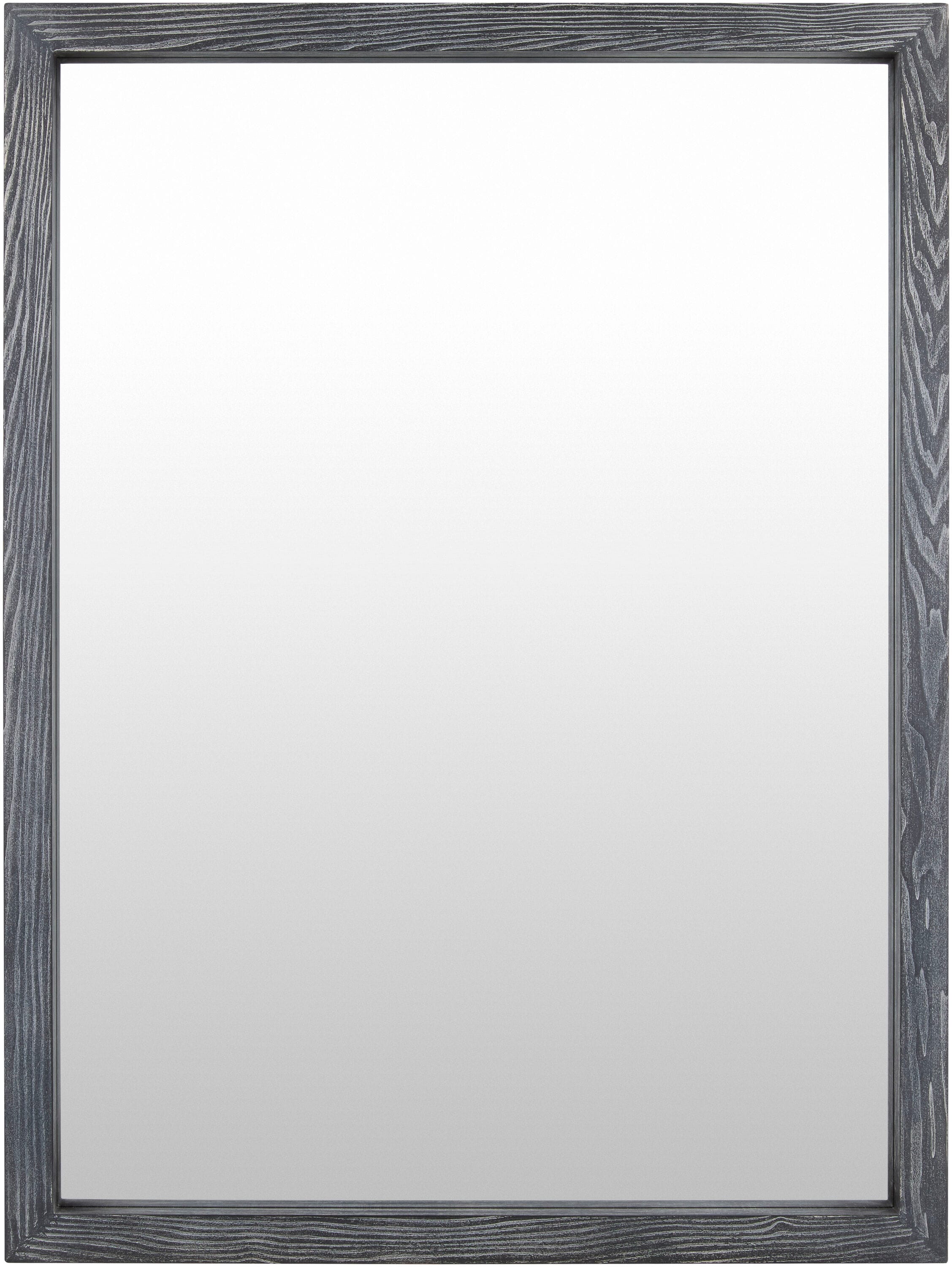 Livabliss - Brooklynn 30-in W x 40-in H Rectangle Black Framed Full Length Wall Mirror