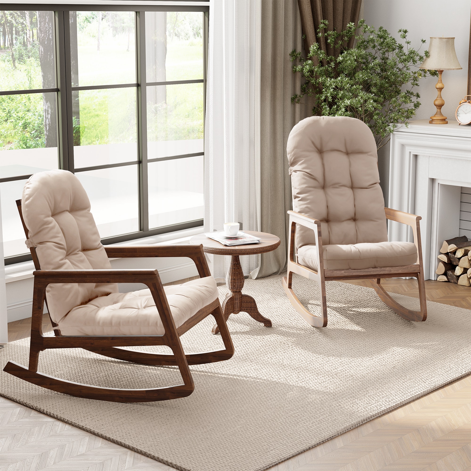 CloudFly CL-CU002BEI-2 Patio-Furniture-Cushions - View #10