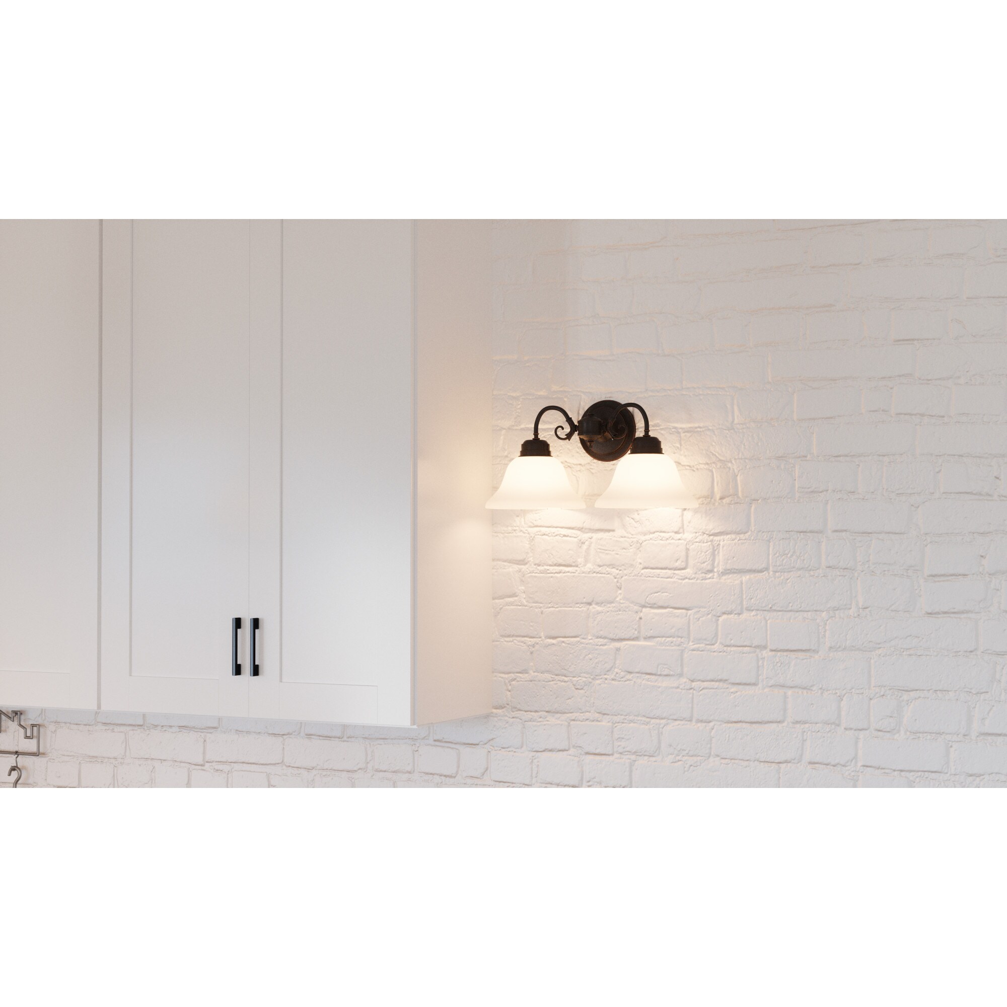 Elegant Millbridge Oil Rubbed Bronze 2-Light Wall Sconce