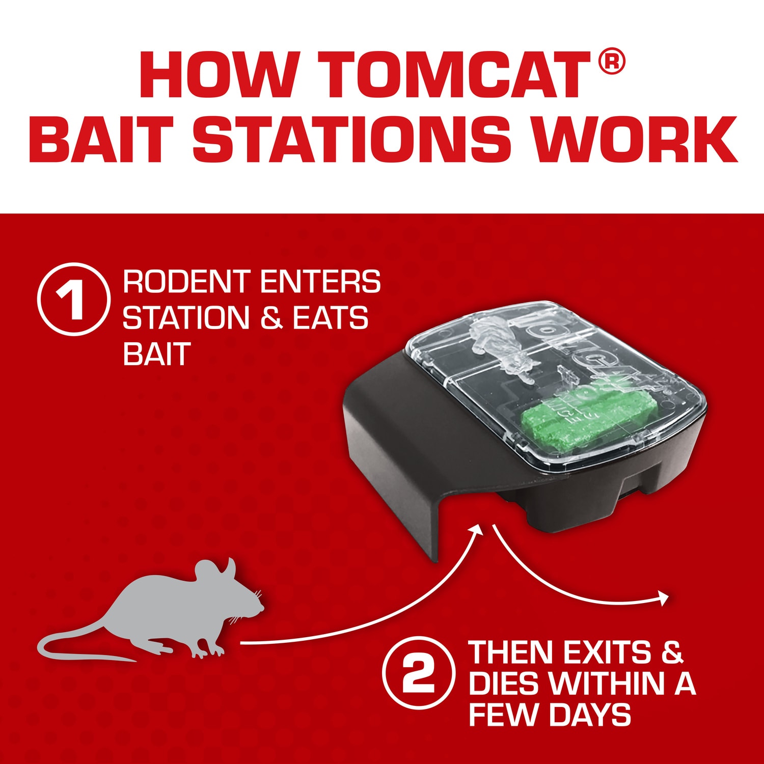 A bait station to control mice and rats - ORKIDA