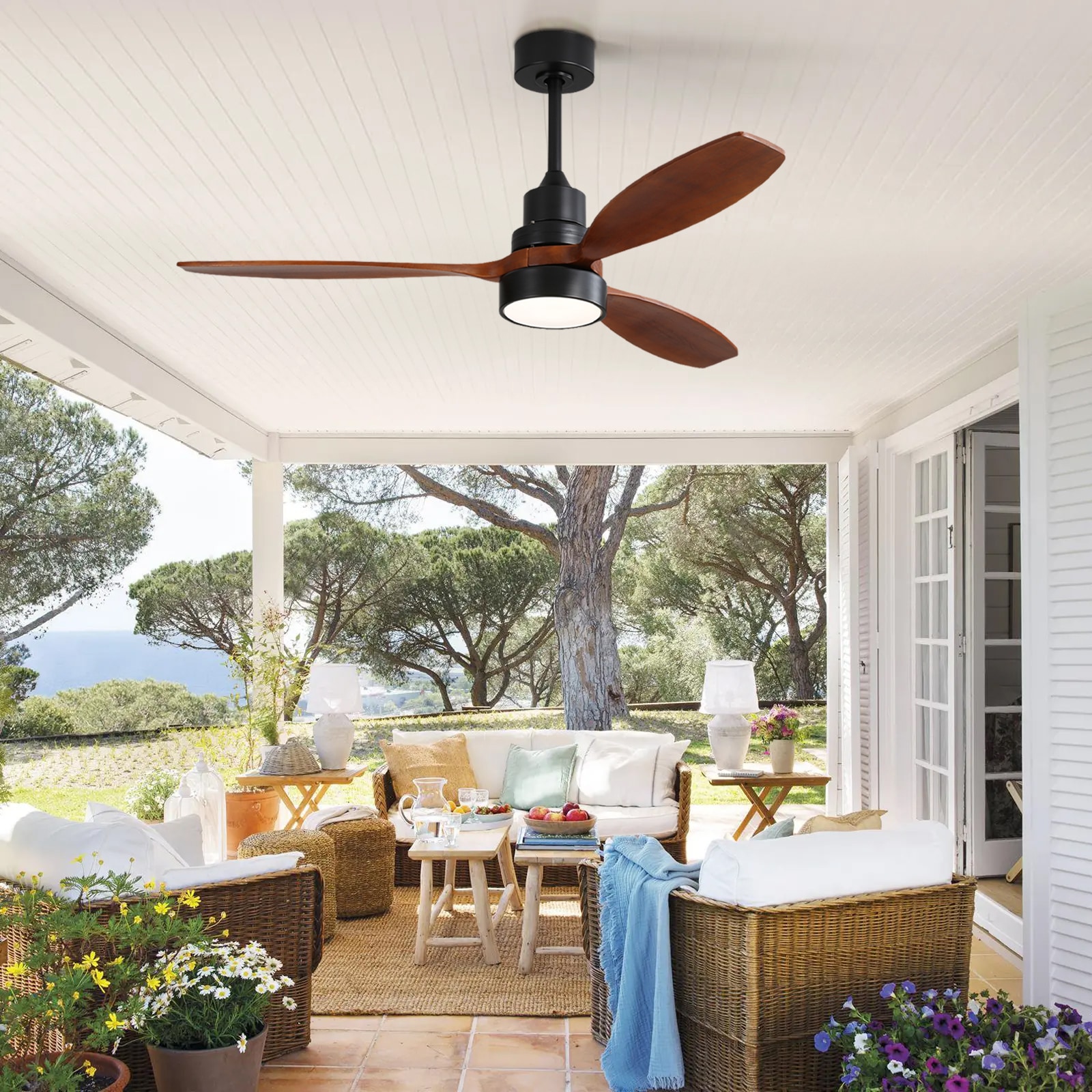 Flynama HEM-L-6029REMO/BL Ceiling-Fans - View #2