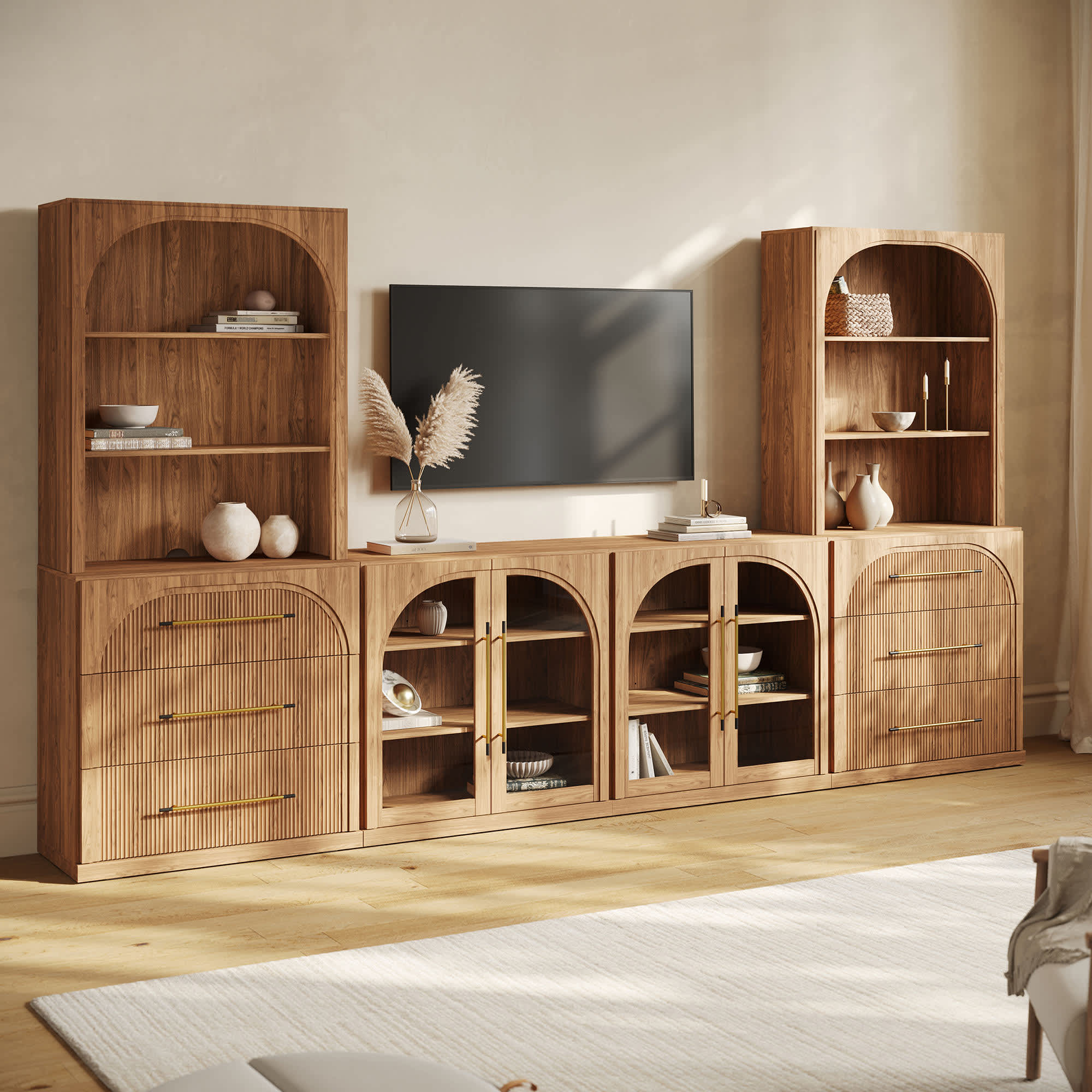 Belleze 014-HG-42011-C+1A2H Tv-Stands - View #6