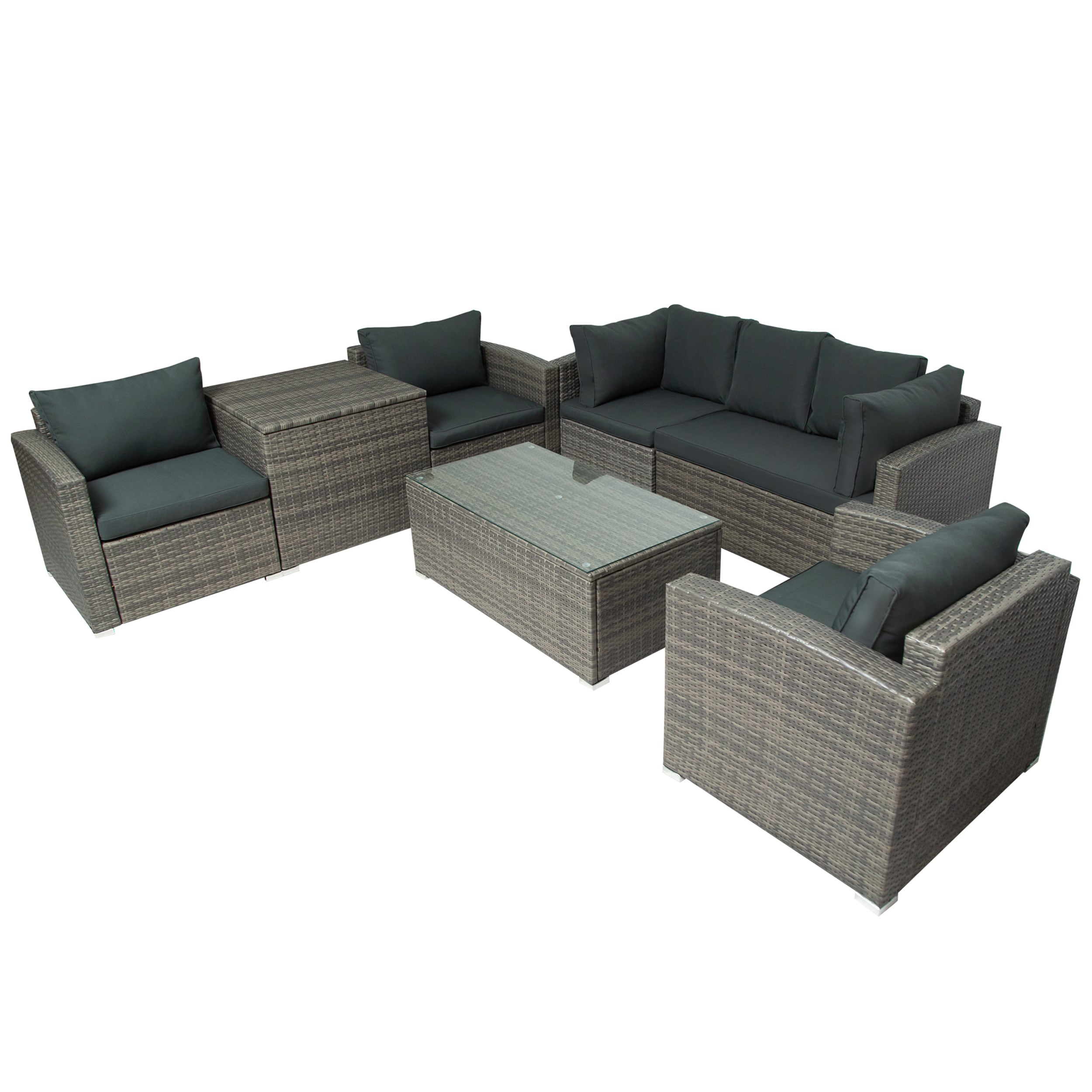 Clihome GOCH-FL1207AAK Patio-Conversation-Sets - View #5