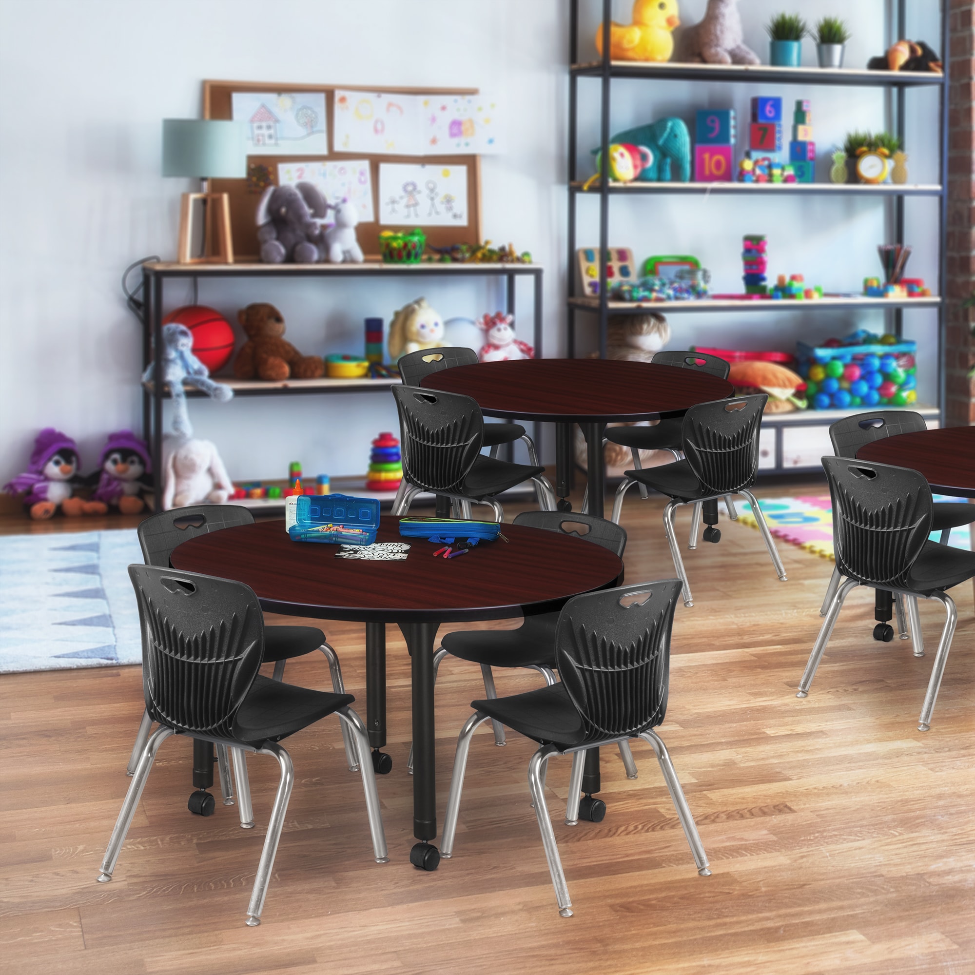 Regency TB48RNDMHAPCBK45BK Office-Tables - View #7