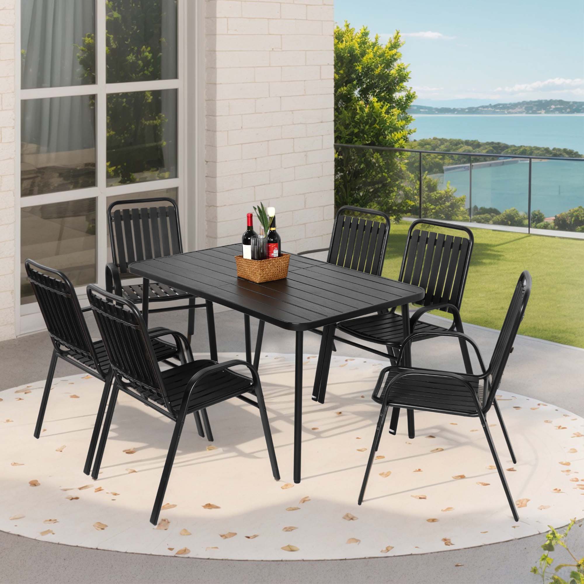 Fun Orange FUNS2HW03 Patio-Dining-Sets - View #2