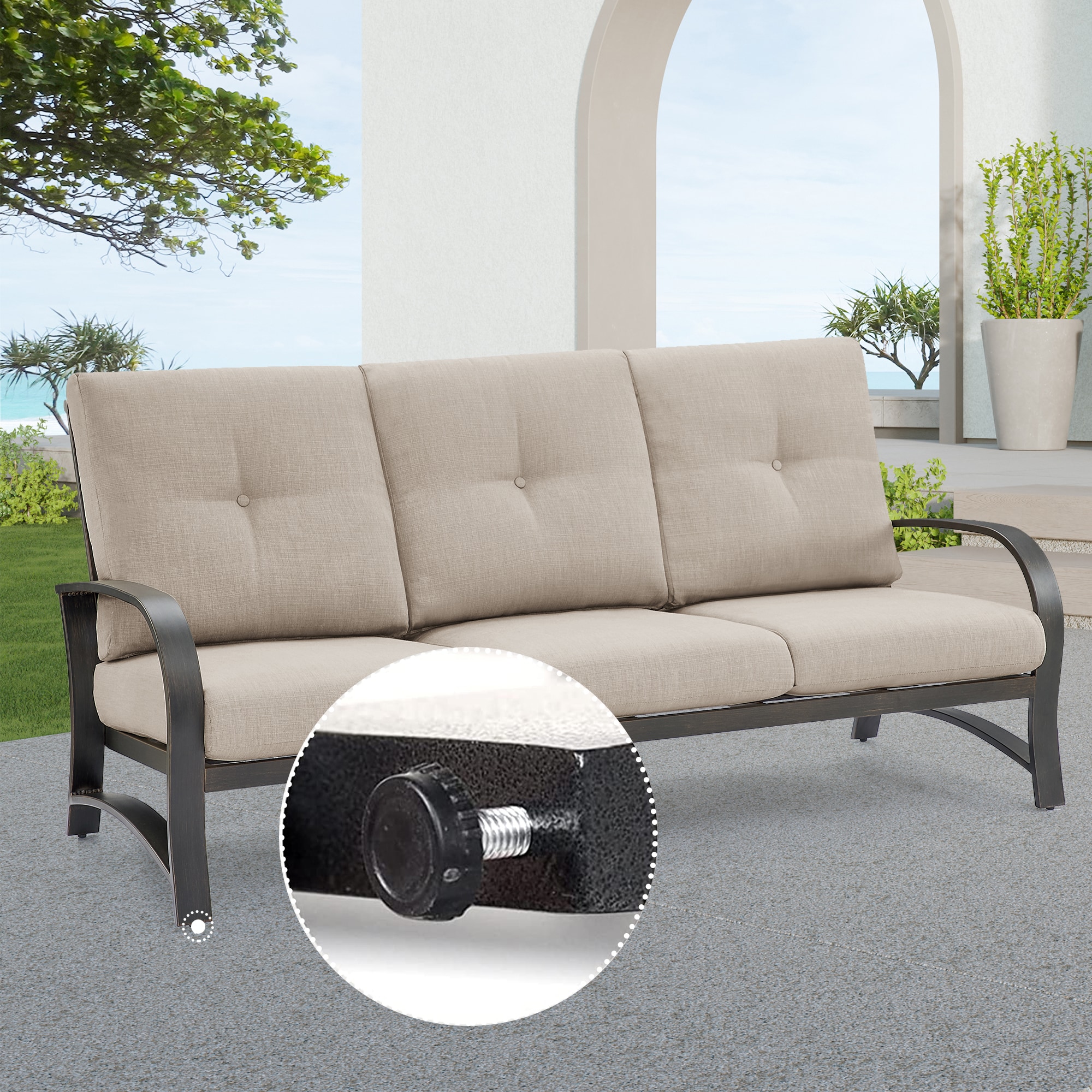 PEAK HOME FURNISHINGS 970327 Patio-Sofas-Daybeds - View #3