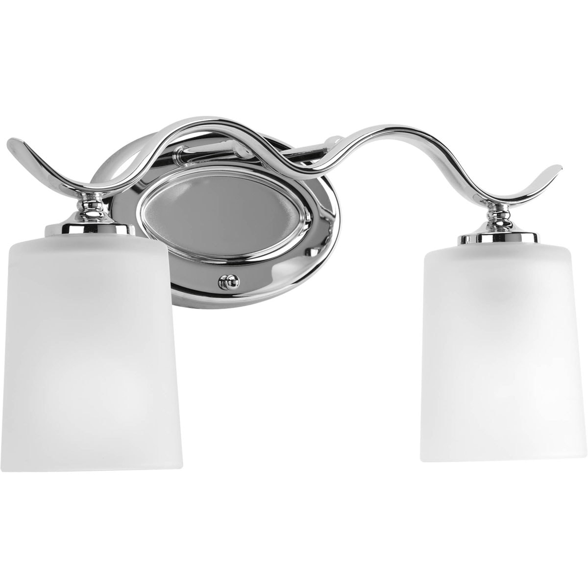 Progress Lighting P2019-15 Inspire 15-in 2 -Light Polished Chrome Traditional Vanity light