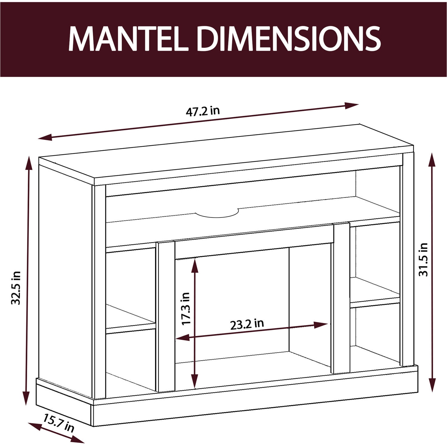 Cambridge CAM5021-1MAHLG3 Electric-Fireplaces - View #4