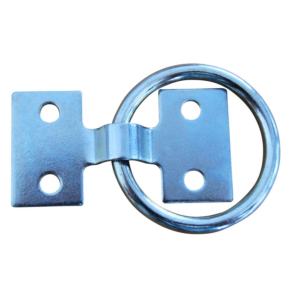 Dock Edge + 87-109-F Mooring Dock Ring - Zinc Plated Steel, 2000 lbs Capacity, 2.5-in Diameter x 0.25-in Thickness