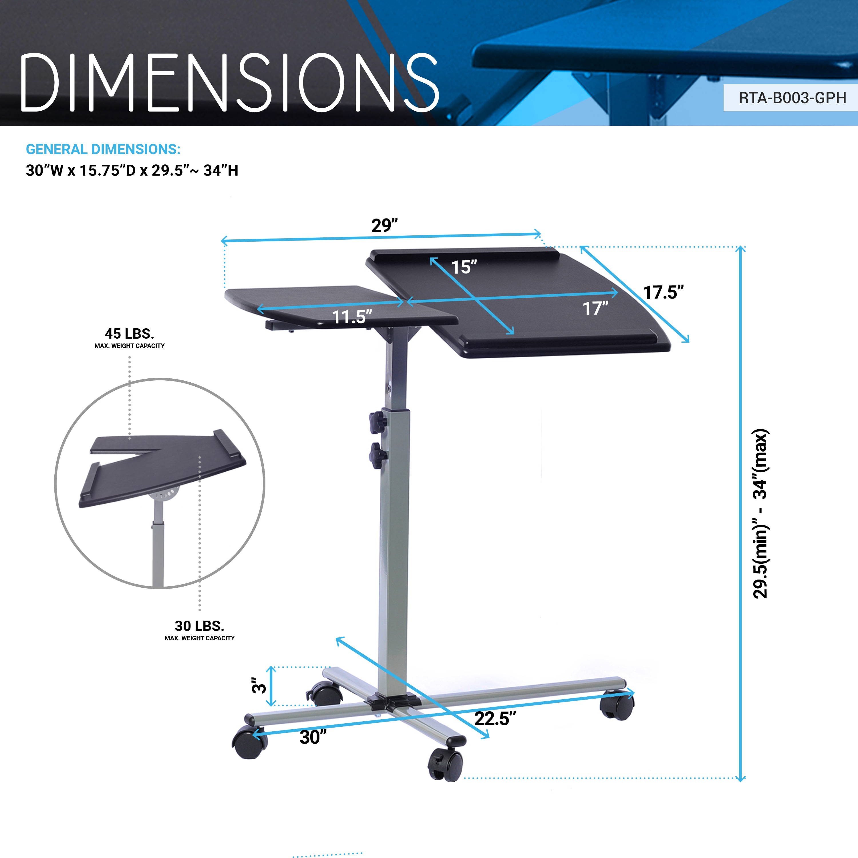 GZMR ORZH-4612-LC Office-Carts - View #6