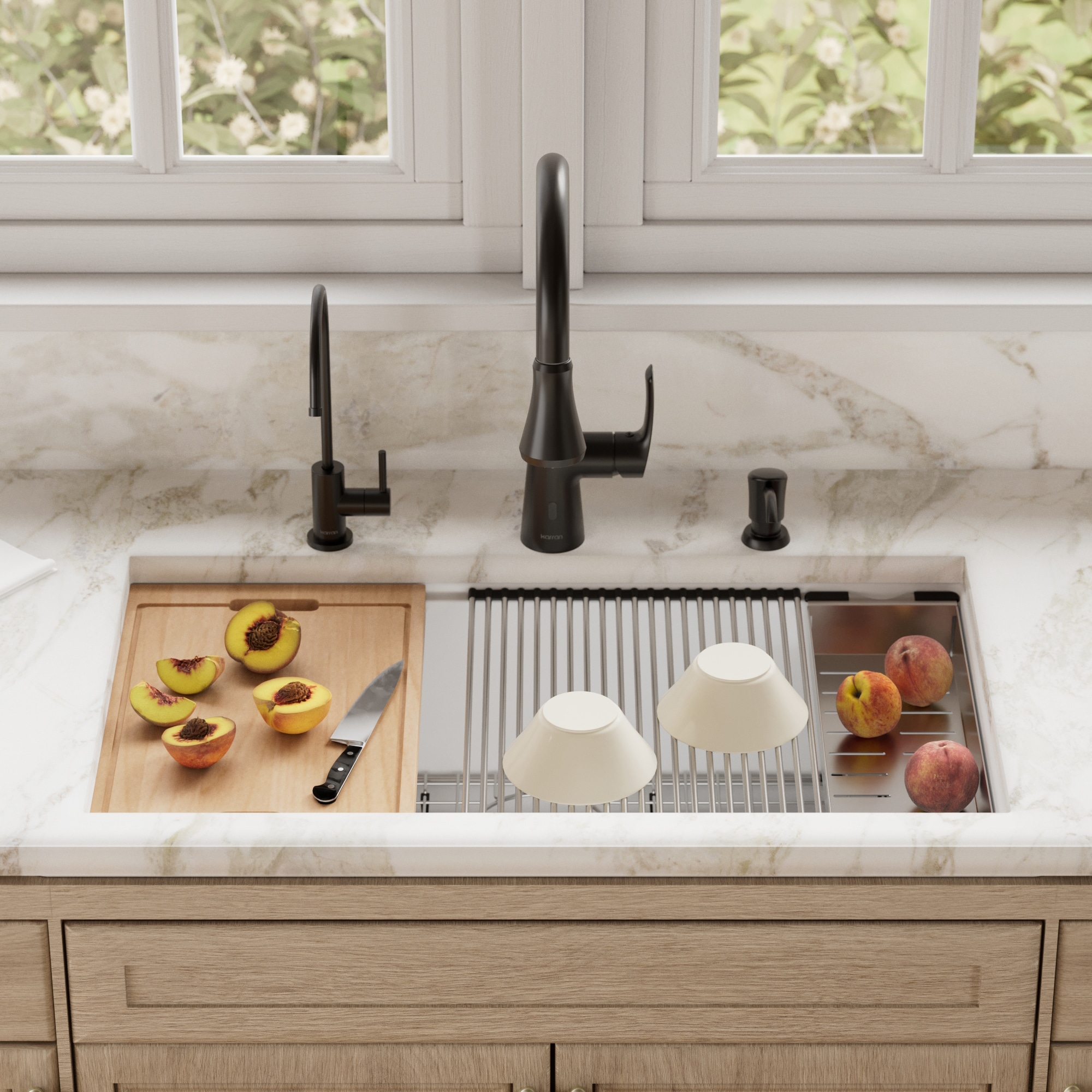 Karran QUWS-875-WH Kitchen-Sinks - View #14