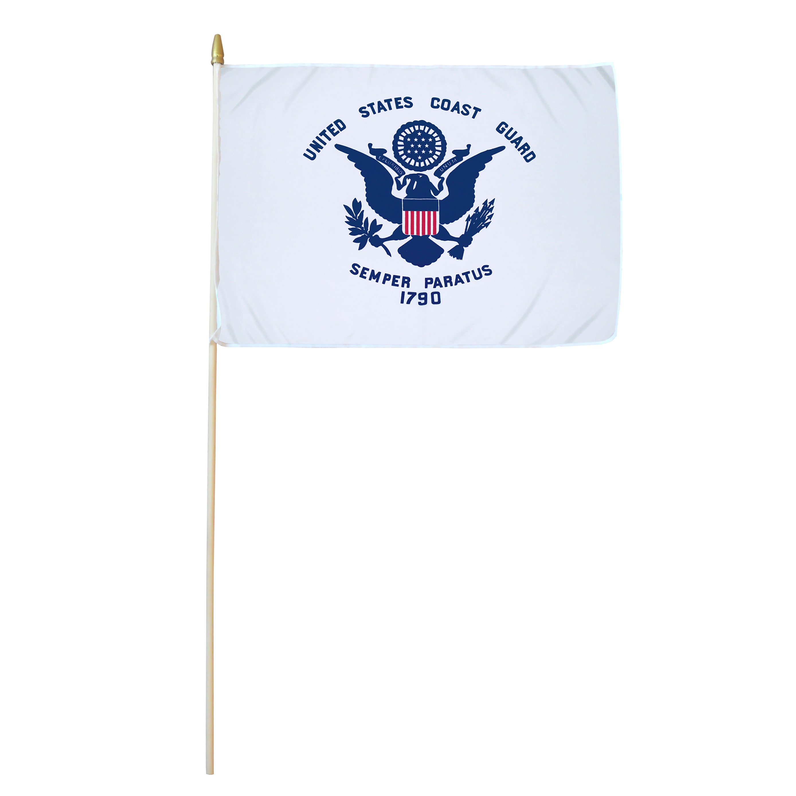 Valley Forge Flag 1.5-ft W x 2.5-ft H Military Coast Guard Flag at ...