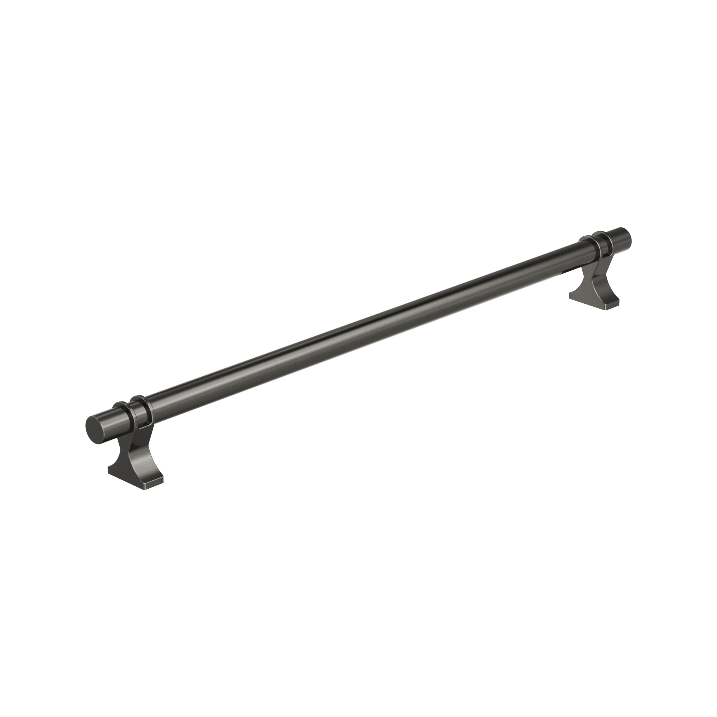 Amerock BP36699GM Davenport 18-in , 457mm Center to Center Gunmetal Cylindrical Bar For Use on Appliances Drawer Pulls