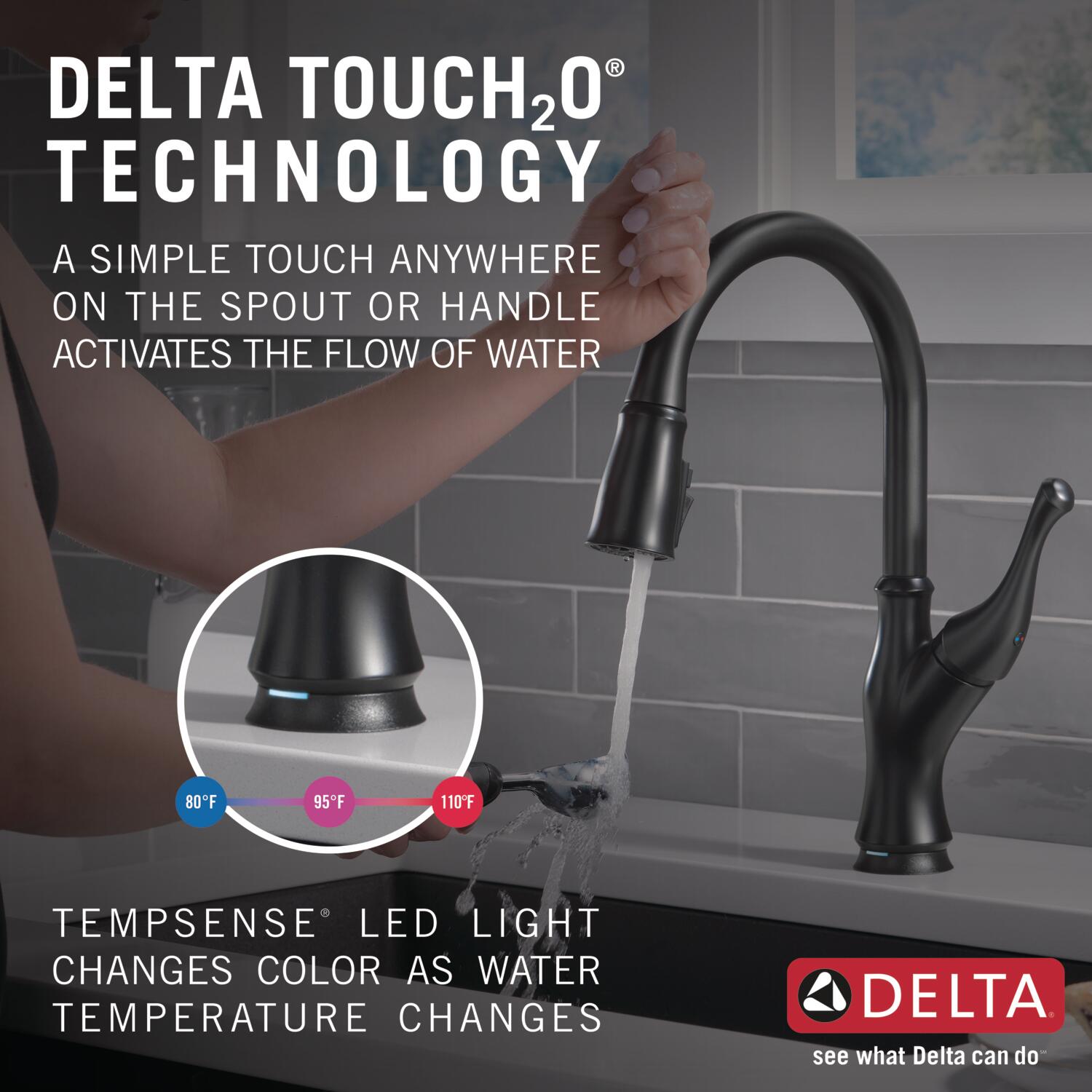 Delta 19888TZ-BL-DST Kitchen-Faucets - View #2