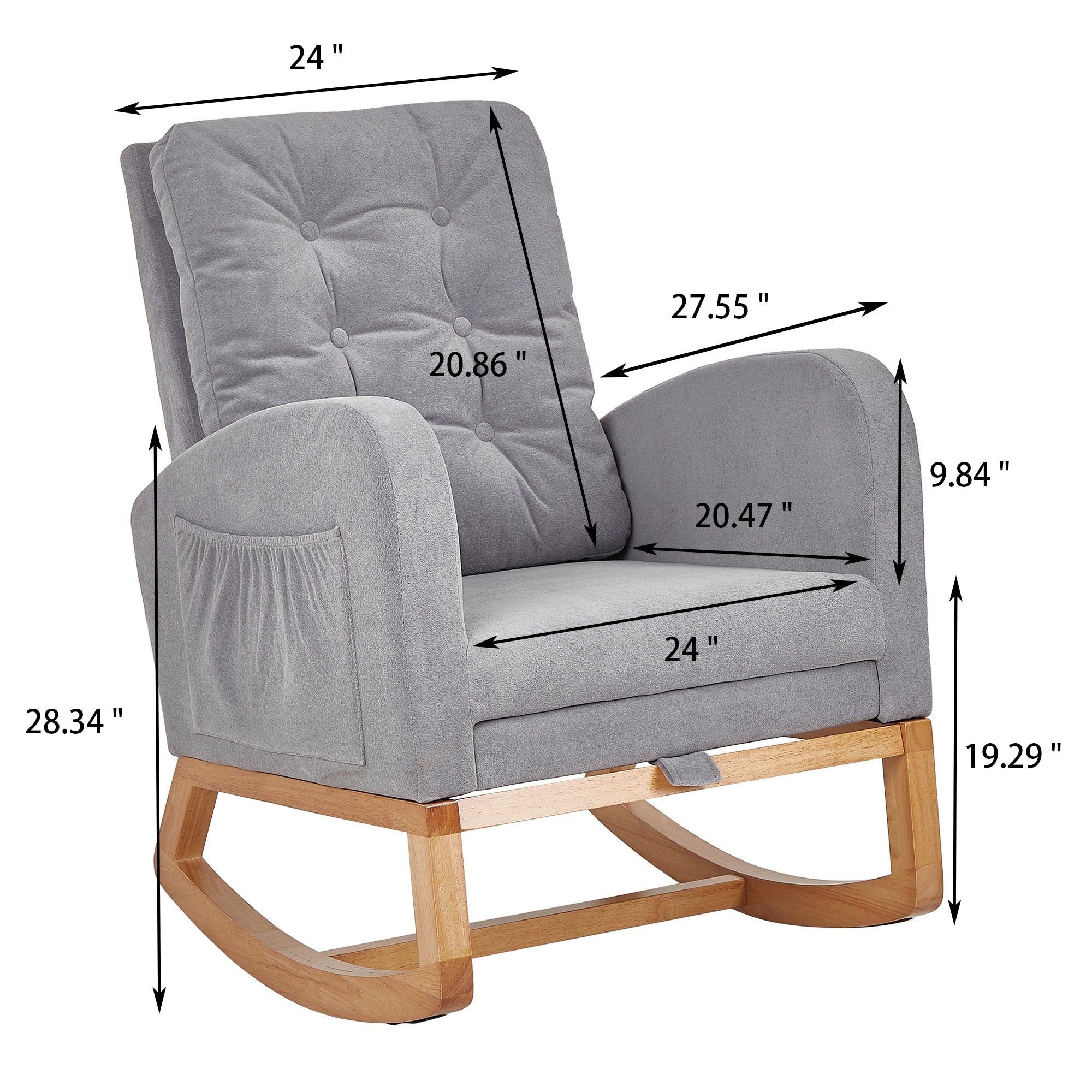 Vecelo LOE-CC11-GRY chairs - View #3