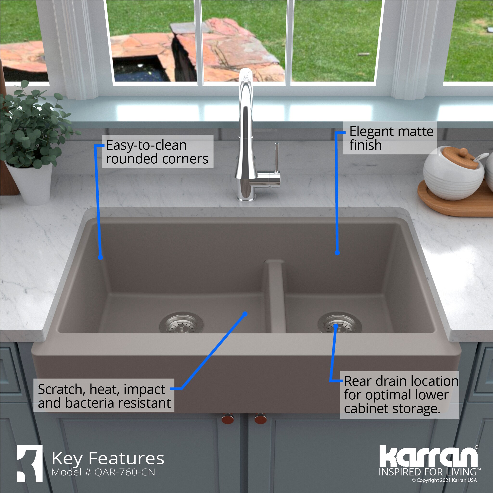 Karran QAR-760-CN-PK1 Kitchen-Sinks - View #7