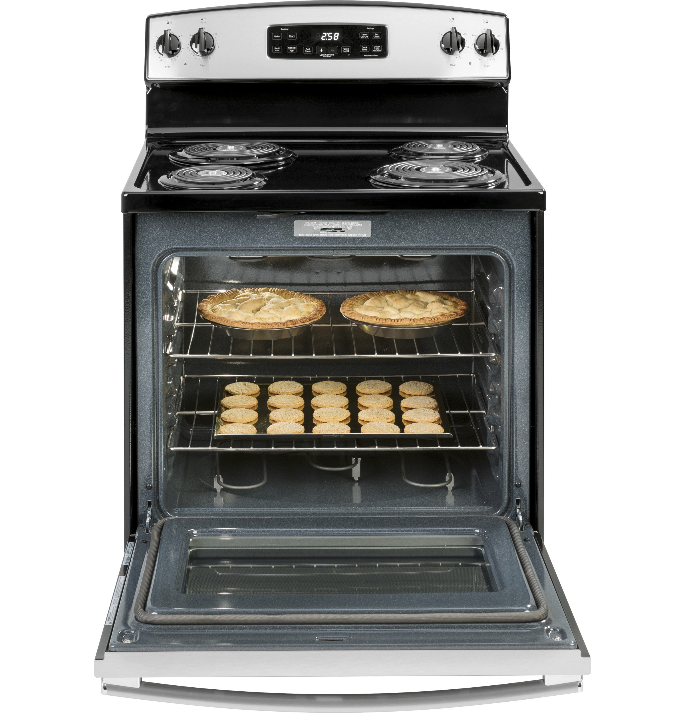 GE JB258RMSS Freestanding-Electric-Ranges - View #2