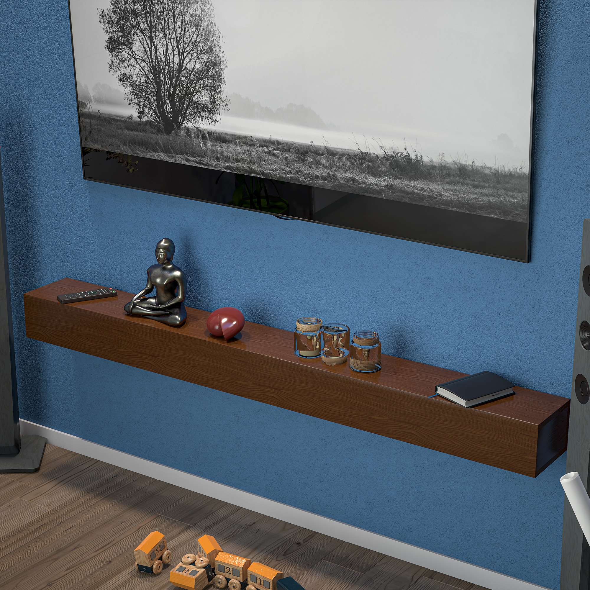 Gaierptone CRXZ8I4CPXQ Wall-Mounted-Shelving - View #2