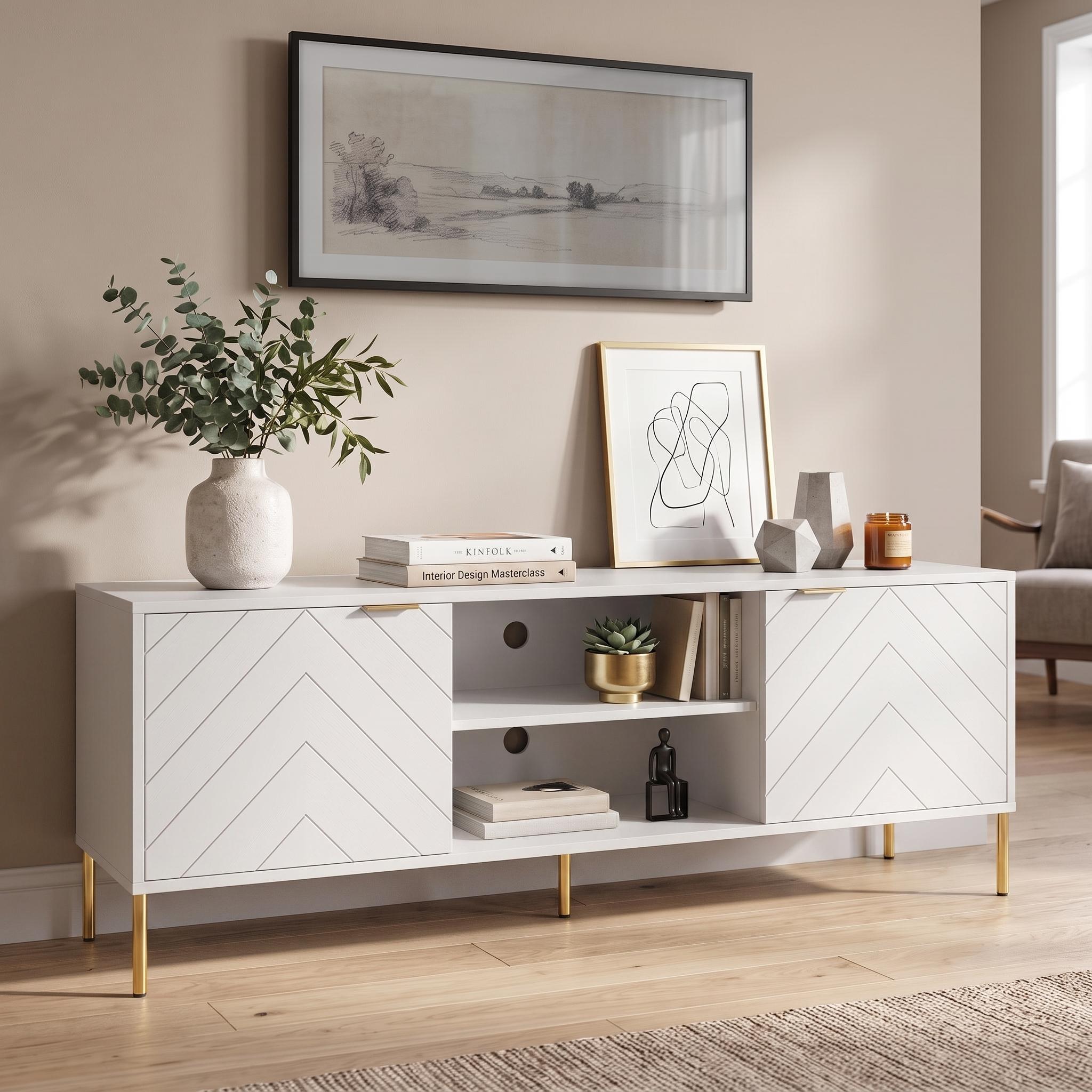 Clihome CL-ID01TVWH Tv-Stands - View #2