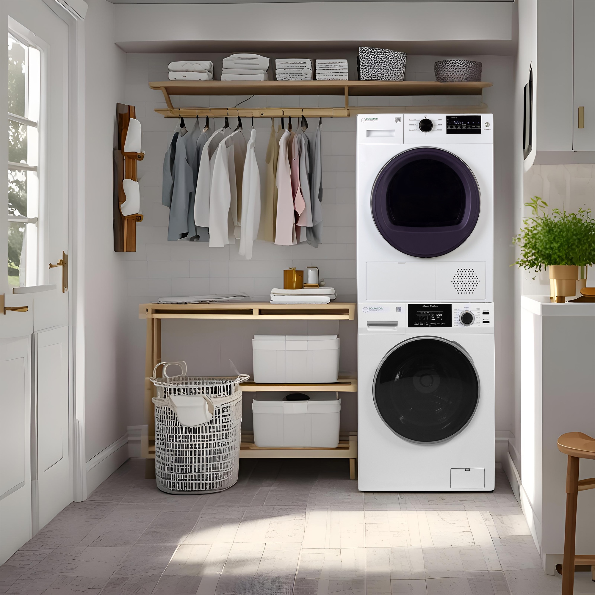 Equator Advanced Appliances EW 835 + ED 890 SBS Combo-Washer-And-Dryer - View #11