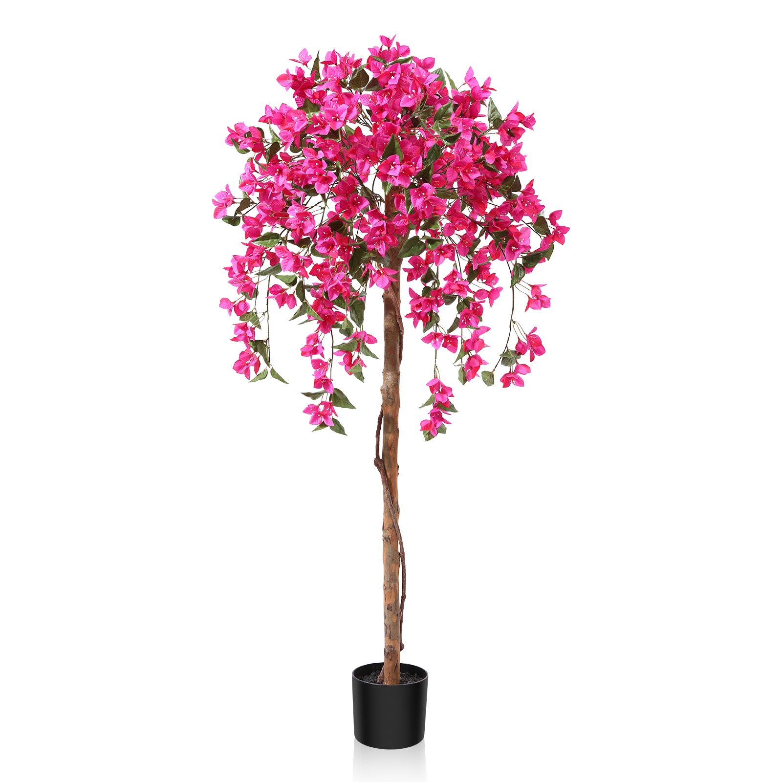 DR.Planzen 60-in red Indoor Floor Bougainvillea Artificial Tree