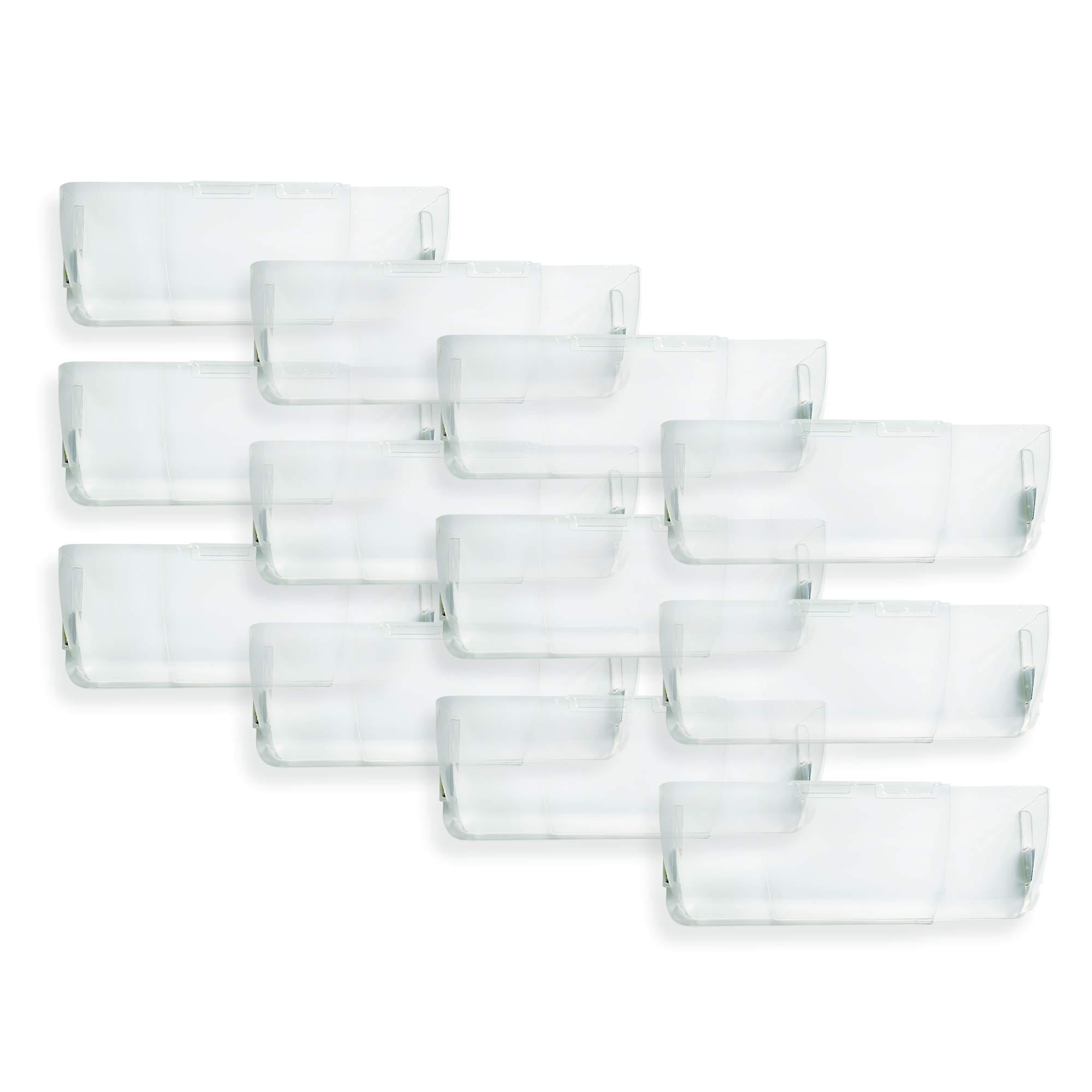 Air Vent FILTERWOW Unbreakable Clear Plastic Heat and  Deflector-Magnetic and Adjustable 10-14 Inches for Use On Floor Vents Sidewalls and Ceiling Registers 12 Pack