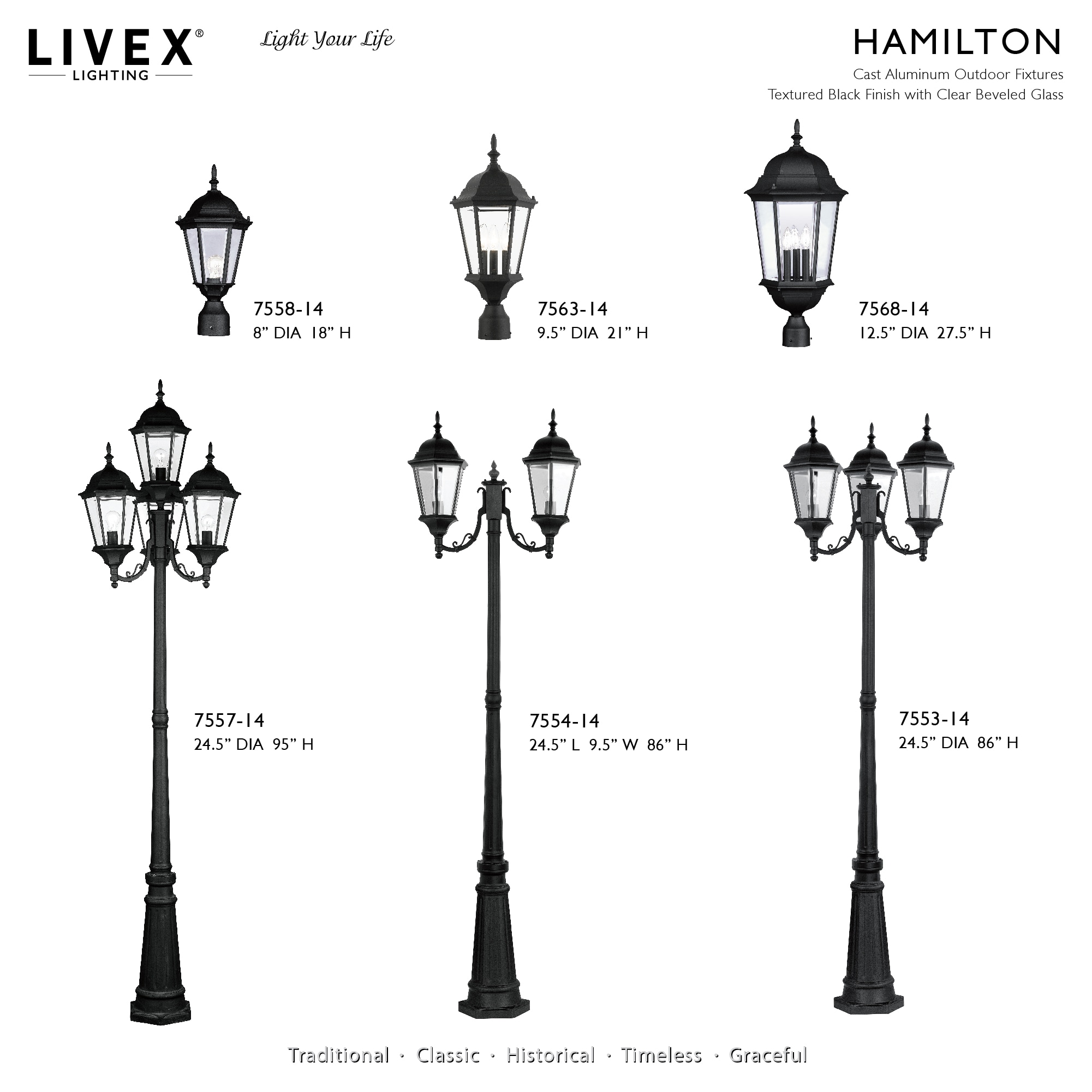Livex Lighting 7566-14 Outdoor-Wall-Lighting - View #3