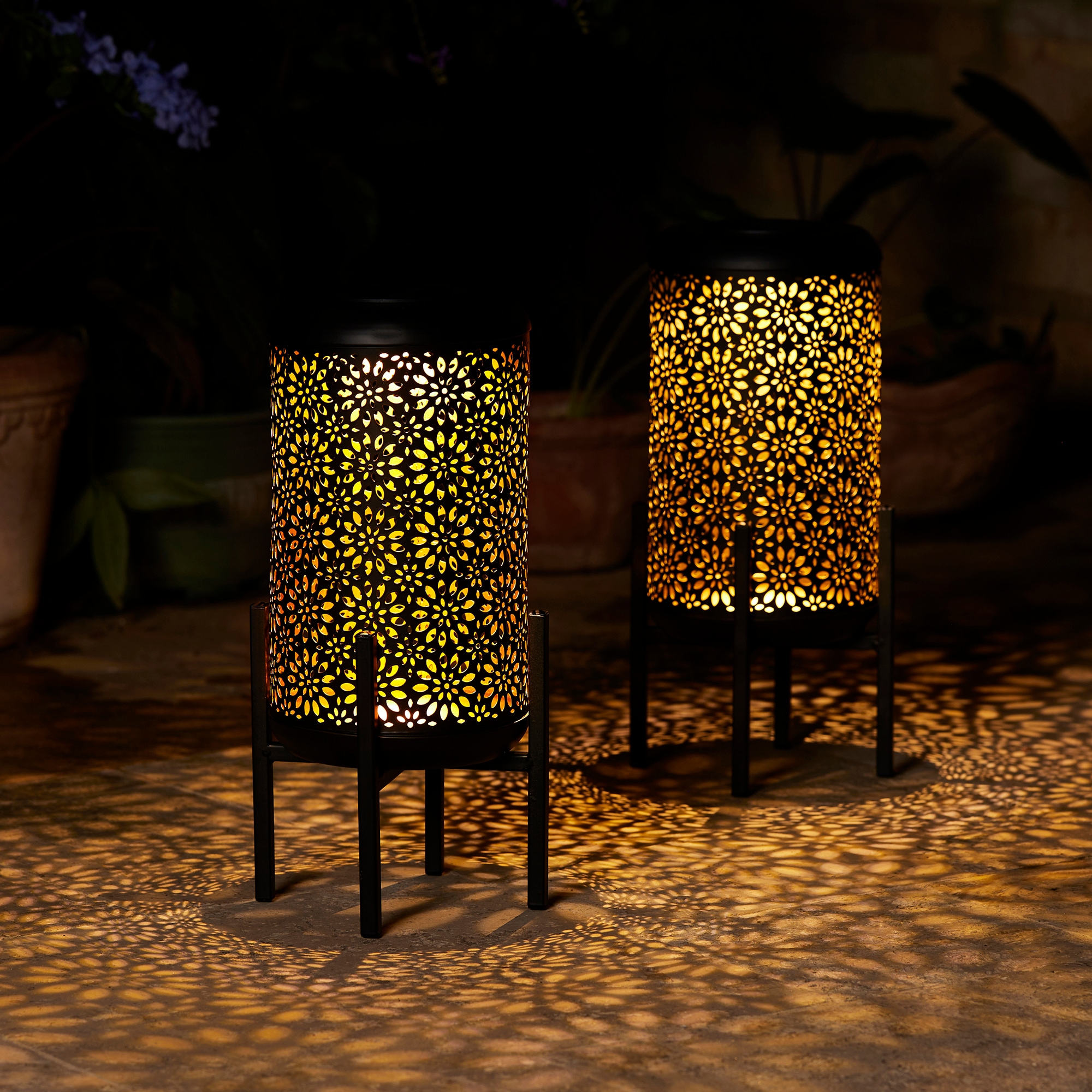 Glitzhome 2023300078 Outdoor-Decorative-Lanterns - View #4
