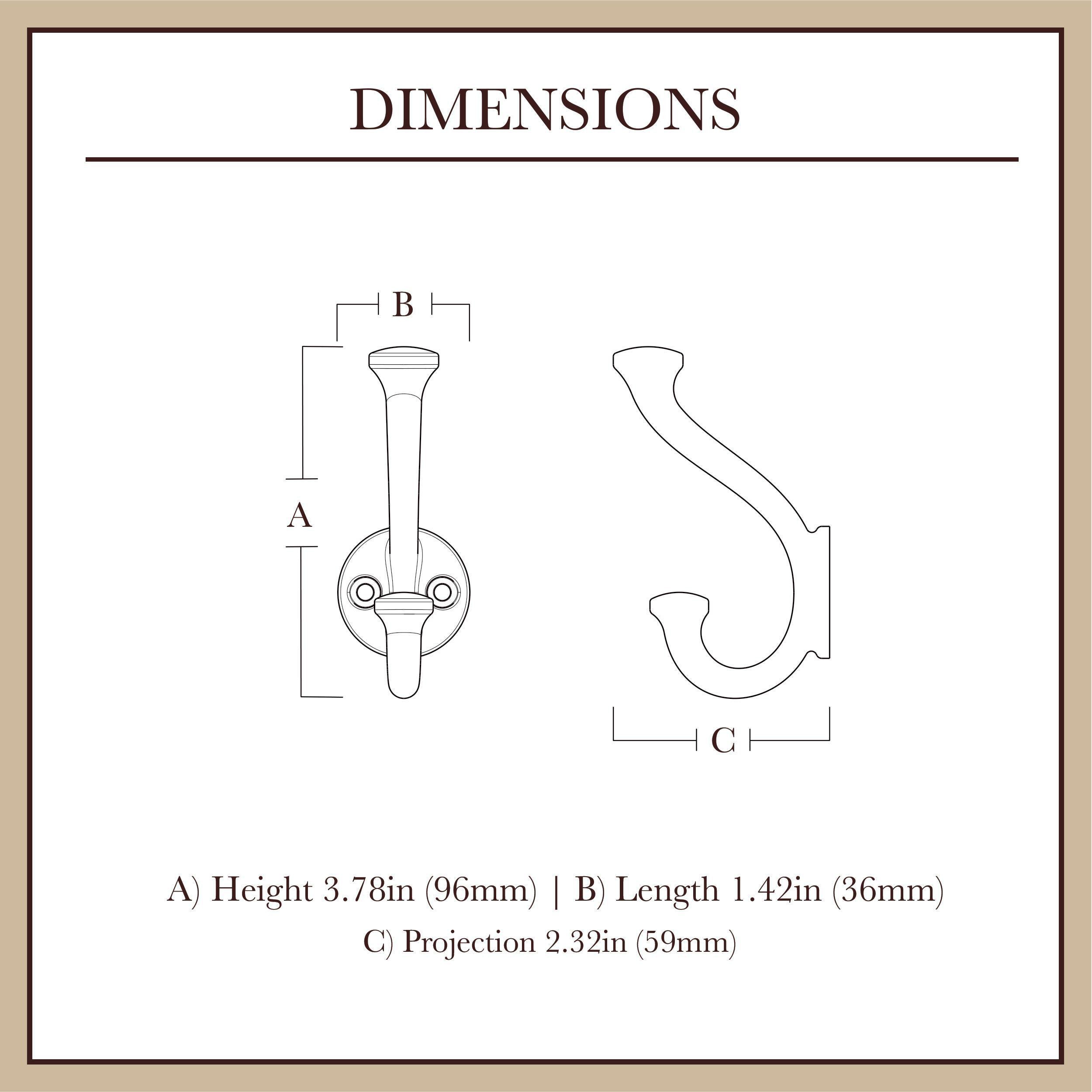 allen + roth B46707W-FB-C Decorative-Wall-Hooks - View #3